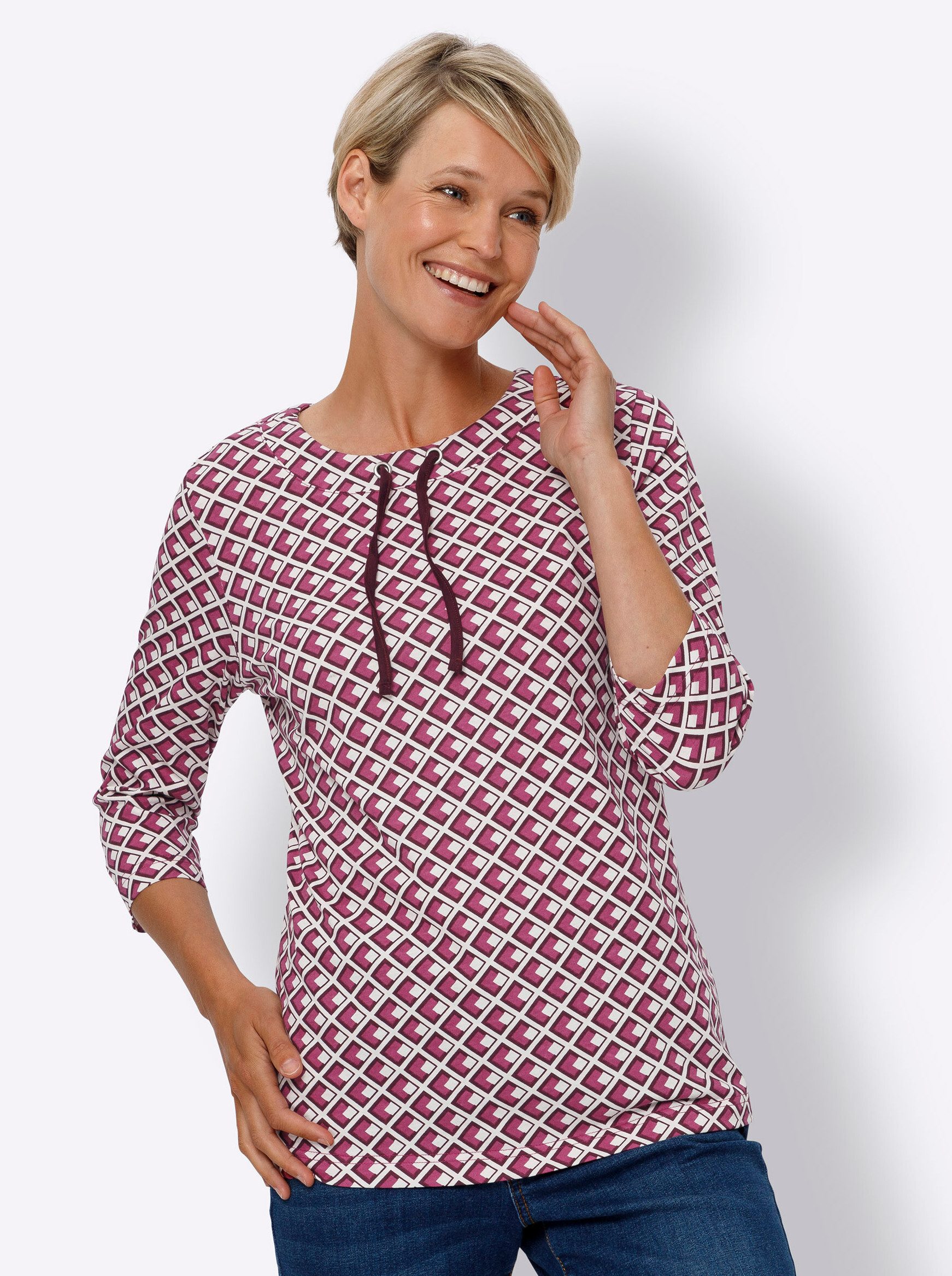 Sieh an! T-Shirt 3/4-Arm-Shirt günstig online kaufen