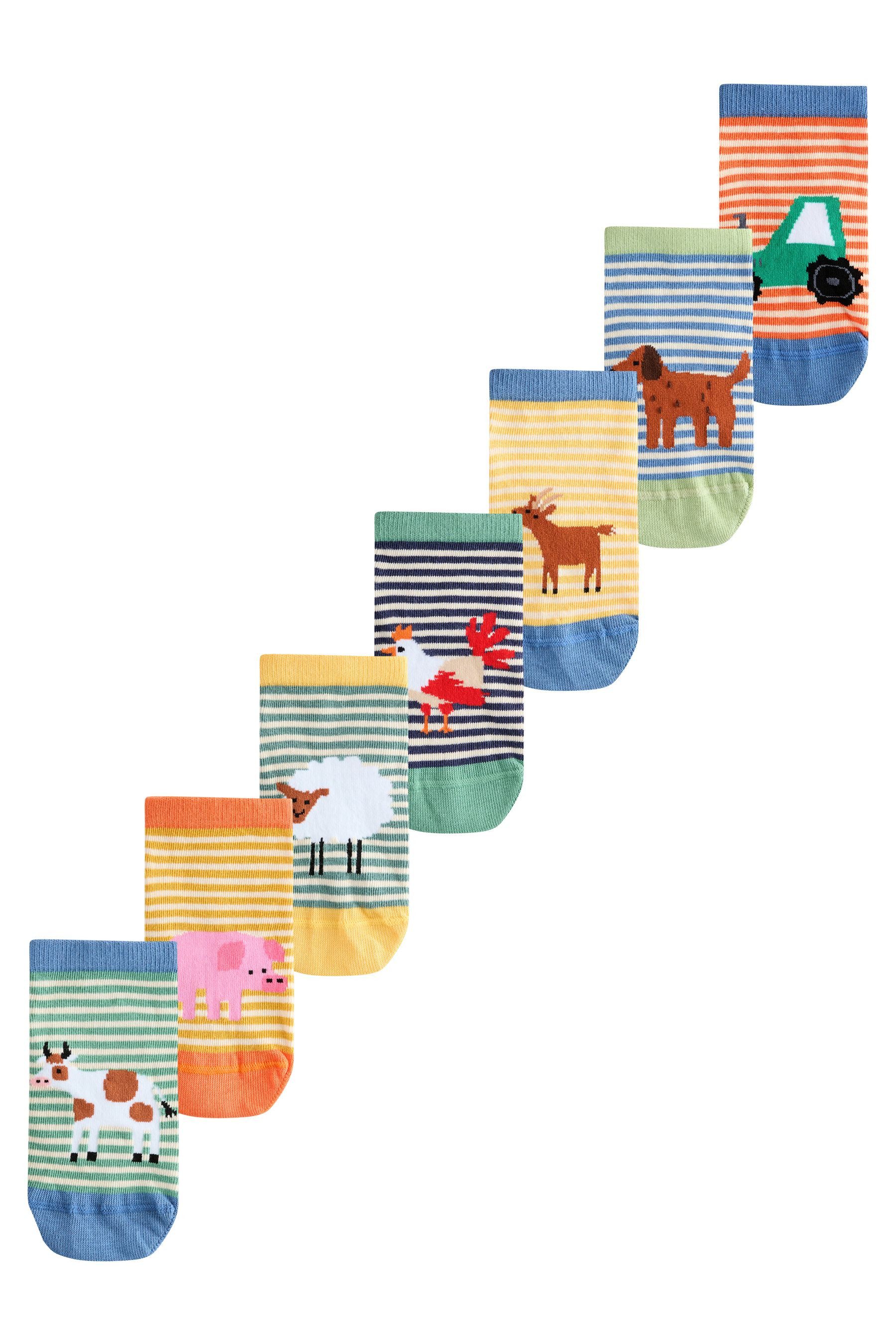 Next Sneakersocken Sneaker-Socken mit hohem Baumwollanteil im (7-Paar)