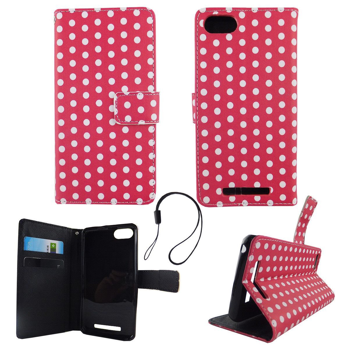 König Design Handyhülle Wiko Lenny 3, Wiko Lenny 3 Handyhülle Backcover Rosa