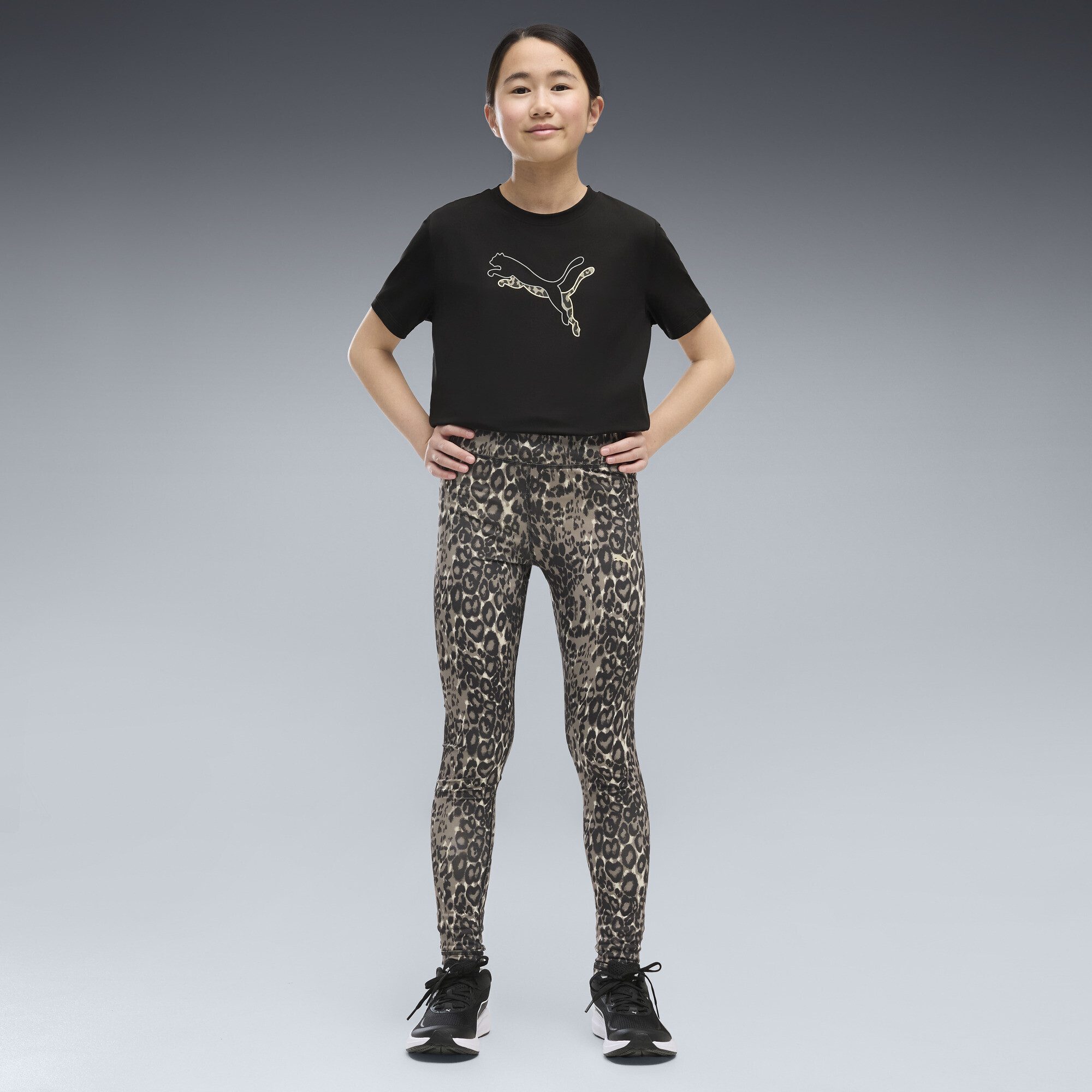 PUMA Leggings Train All Day Essentials Bedruckte Leggings Mädchen