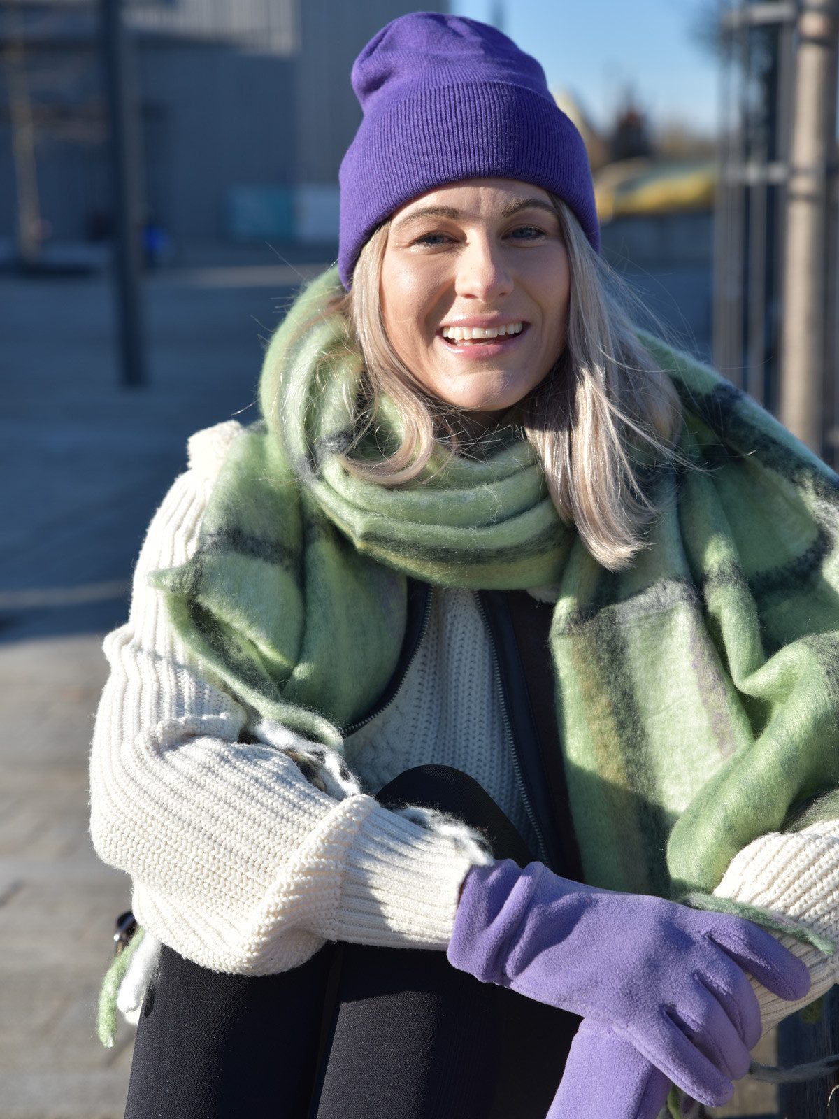 styleBREAKER Strickmütze Winter Strickmütze mit Krempe günstig online kaufen