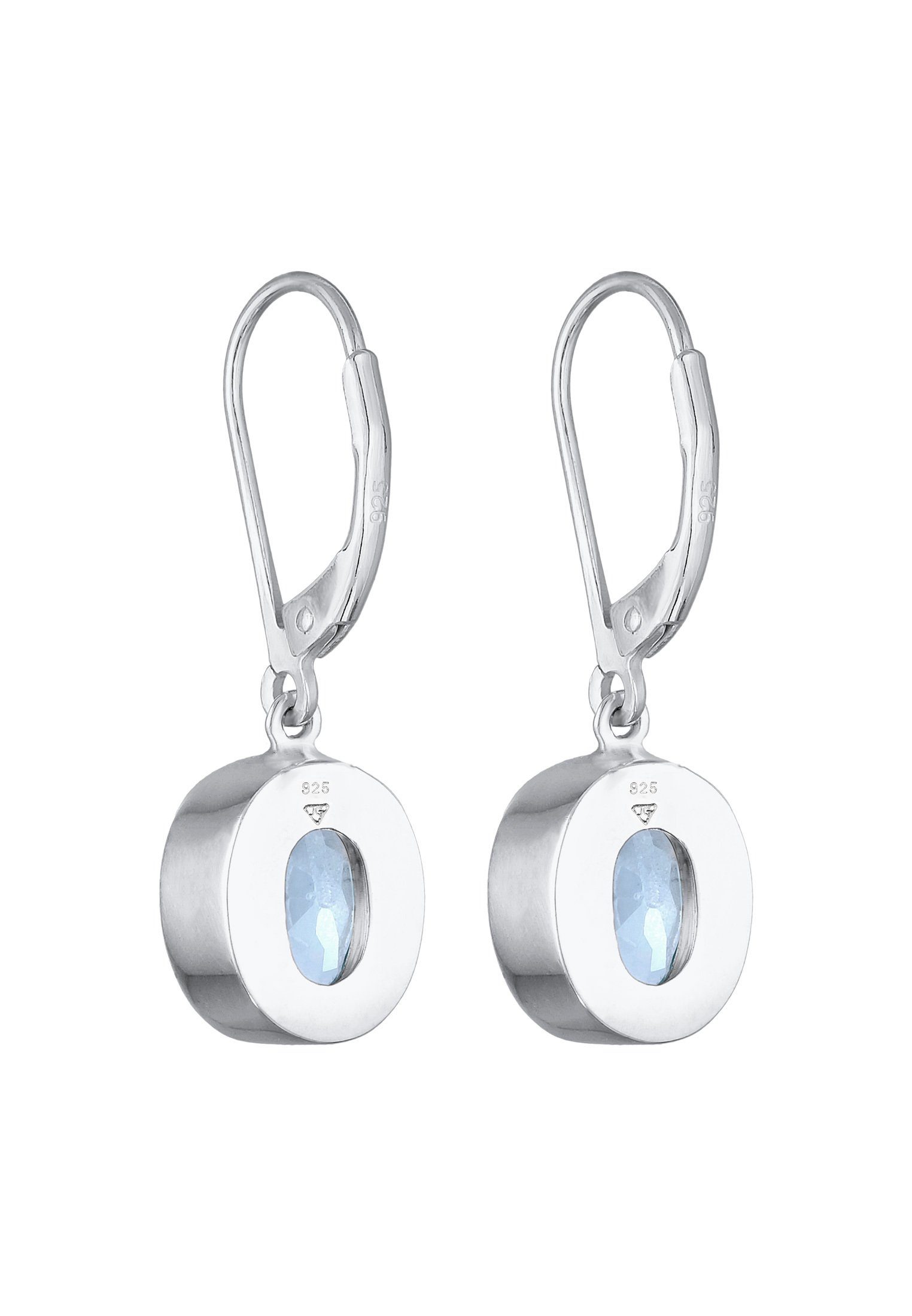 Elli Premium Ohrhänger-Set Topas Elegant Funkelnd 925 Silber