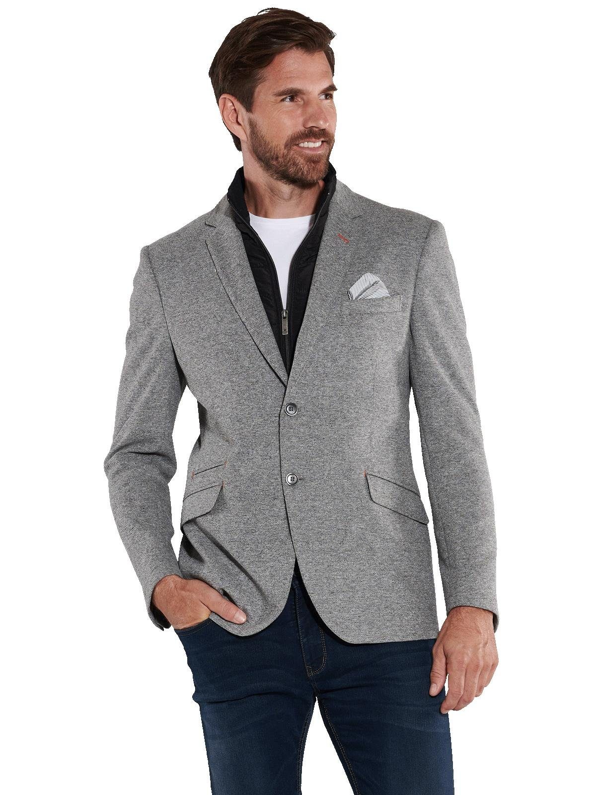 ENGBERS GERMANY Sakko ENGBERS GERMANY Herren Sakko mit Inlet, Silbergrau günstig online kaufen