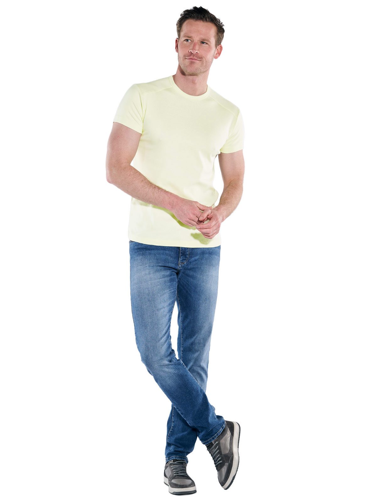 Engbers T-Shirt Herren T-Shirt "My Favorite" organic, Hellgelb