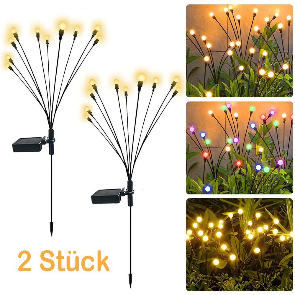 MUPOO LED-Lichterkette Solar-Gartenleuchten Kugeln 6/8/10 Glühbirnen,LED-Li günstig online kaufen