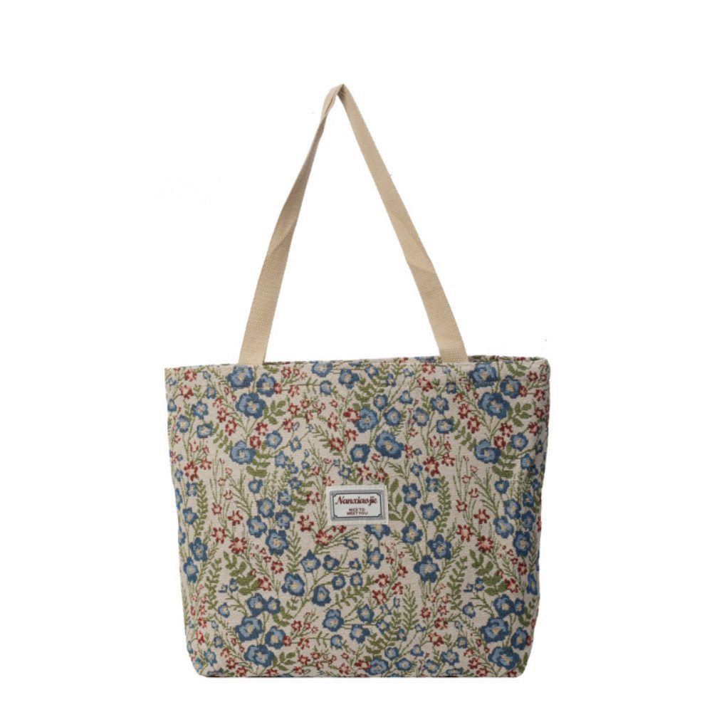 Blusmart Schultertasche Canvas-Tasche mit großem Fassungsvermögen günstig online kaufen