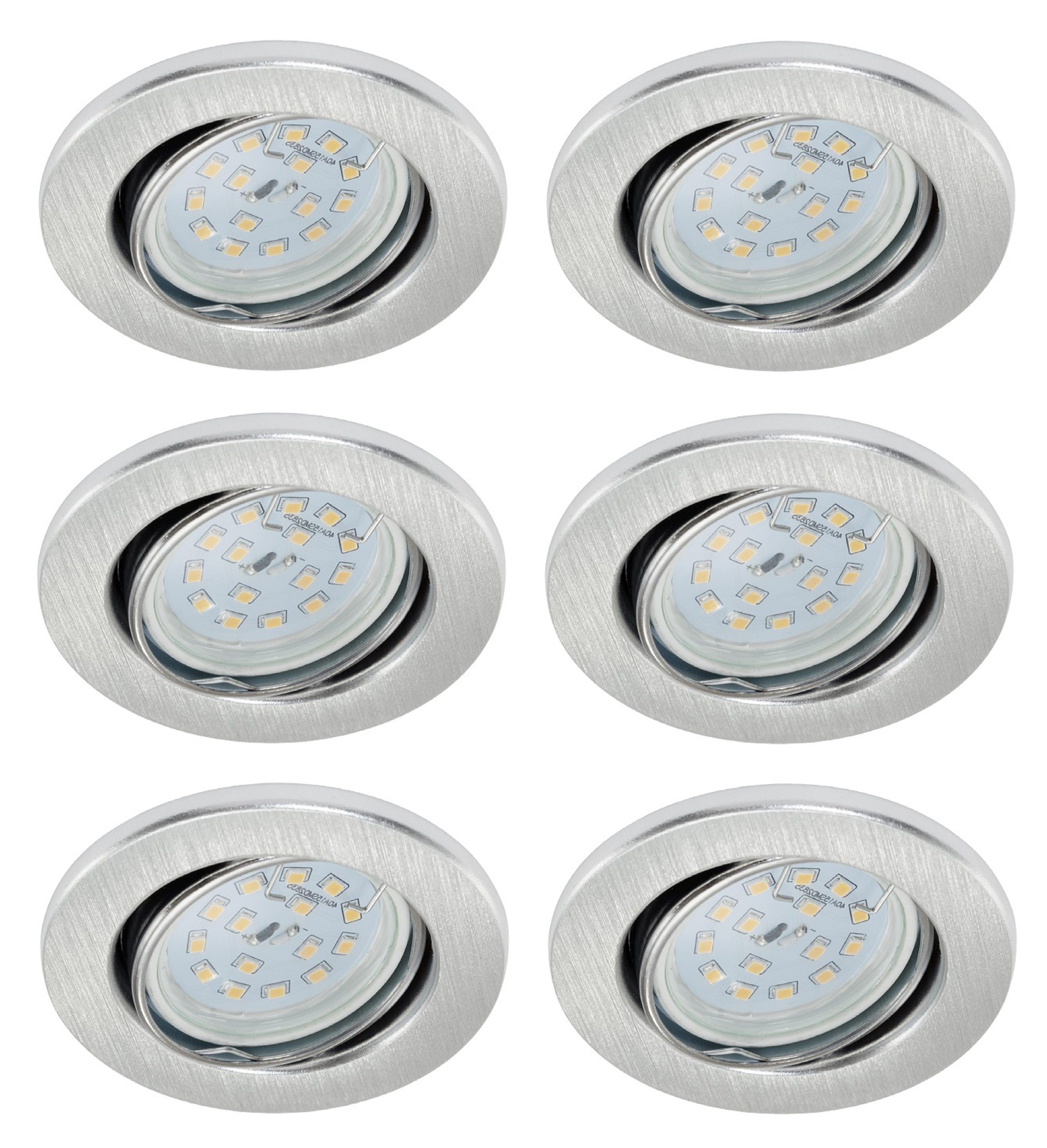 TRANGO LED Einbauleuchte, Dimmfunktion, 6er Set 6729-069MOSD LED Einbaustra günstig online kaufen