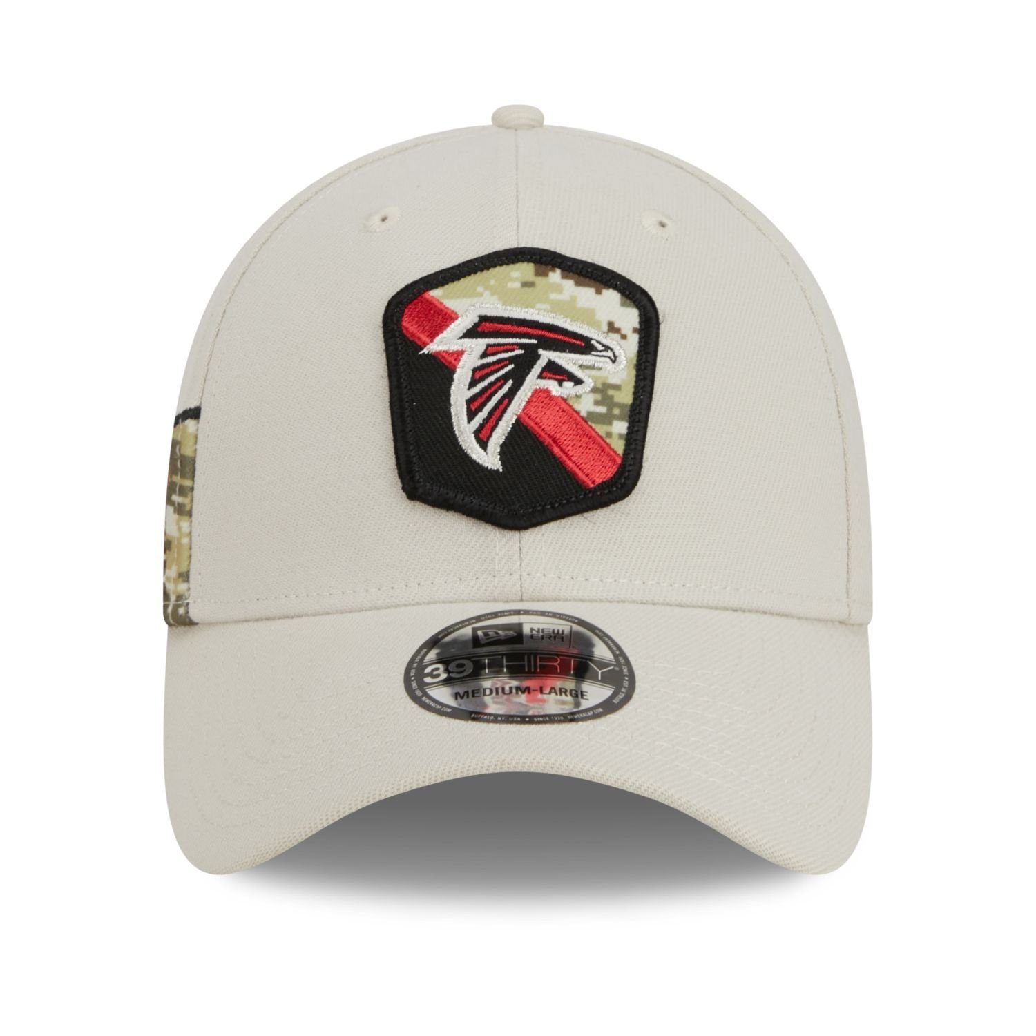 New Era Flex Cap Falcons StretchFit Salute 39Thirty Service NFL Atlanta to