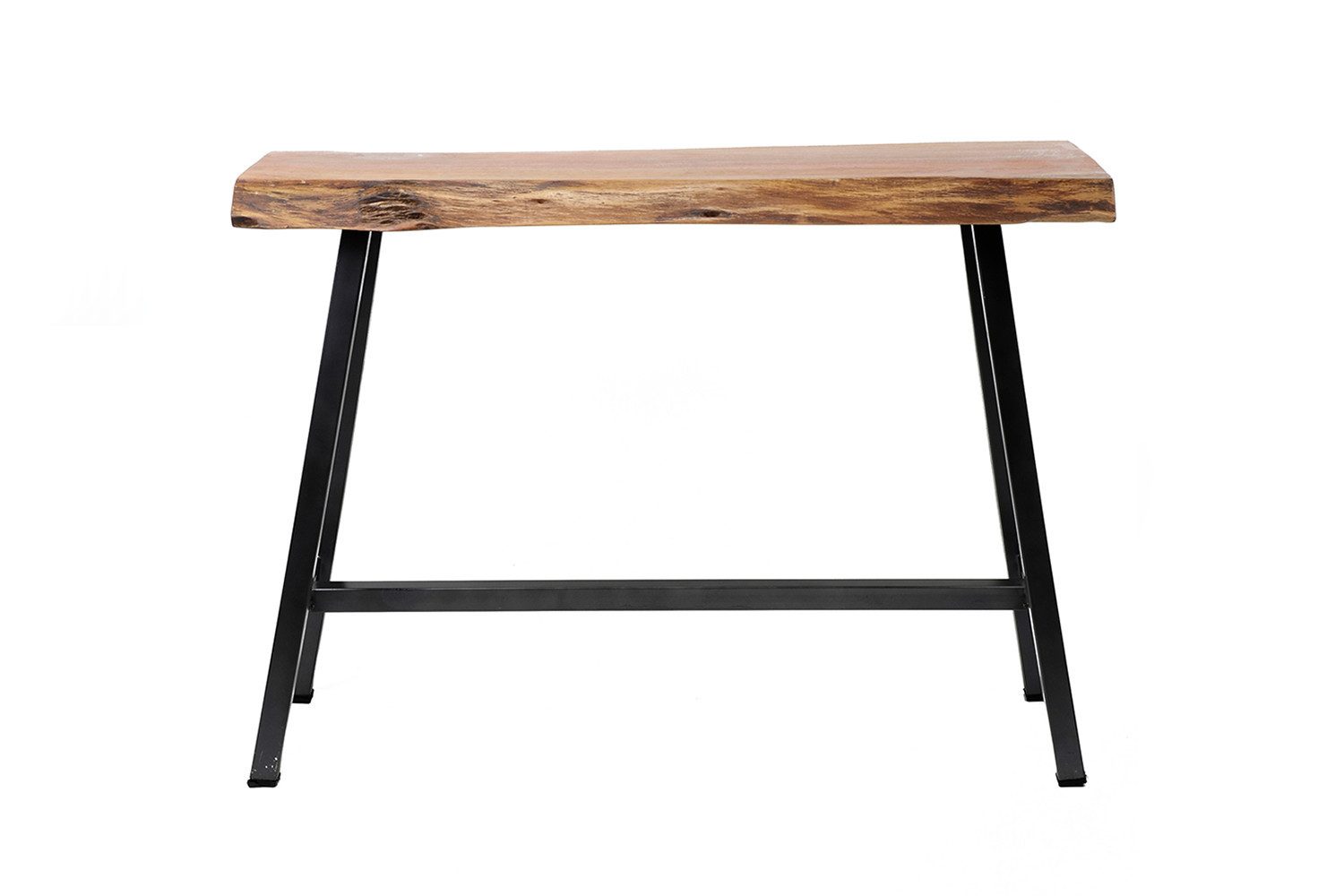 KAWOLA Stehtisch DARAT, Stehtisch Baumkante Akazie massiv natur