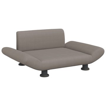 vidaXL Hundekorb Hundebett Taupe 70x45x28 cm Stoff Körbchen Hundesofa