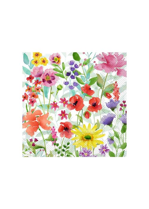 IHR Papierserviette Blütenfreude (20 St) 33 cm x 33 cm