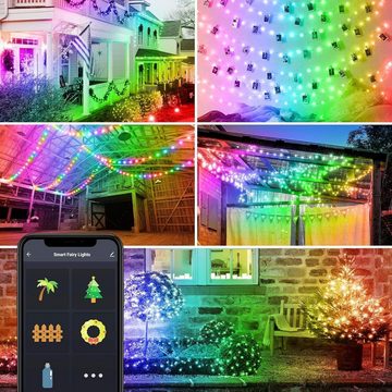 Bedee LED-Lichterkette LED Lichterkette Kugel, LED Globus Lichterketten Außen, Weihnachtsbeleuchtung Stimmungslichter für Zimmer Hochzeit Party Deko