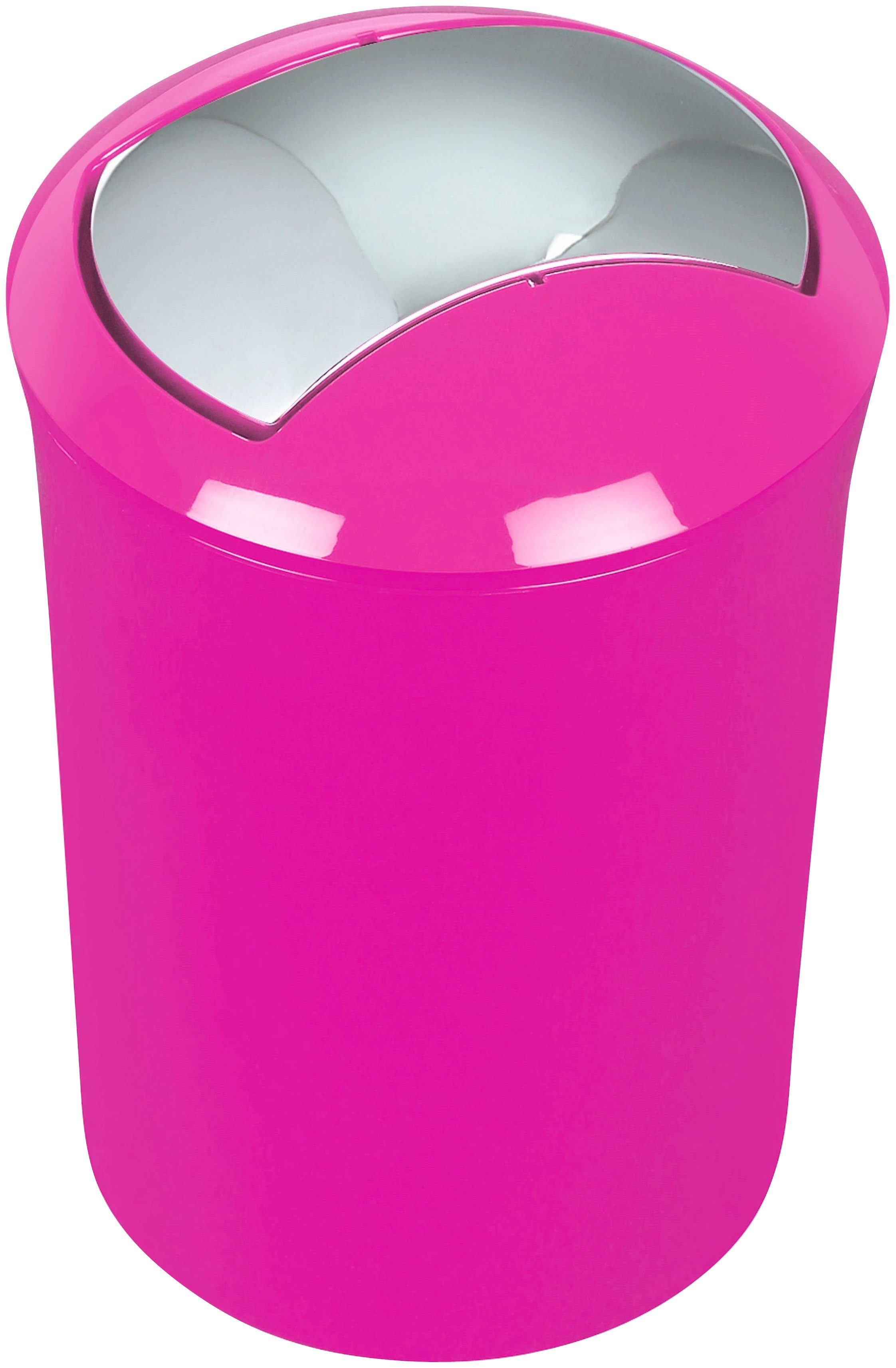 Sparaktion spirella Kosmetikeimer Sydney, mit Schwingdeckel rosa