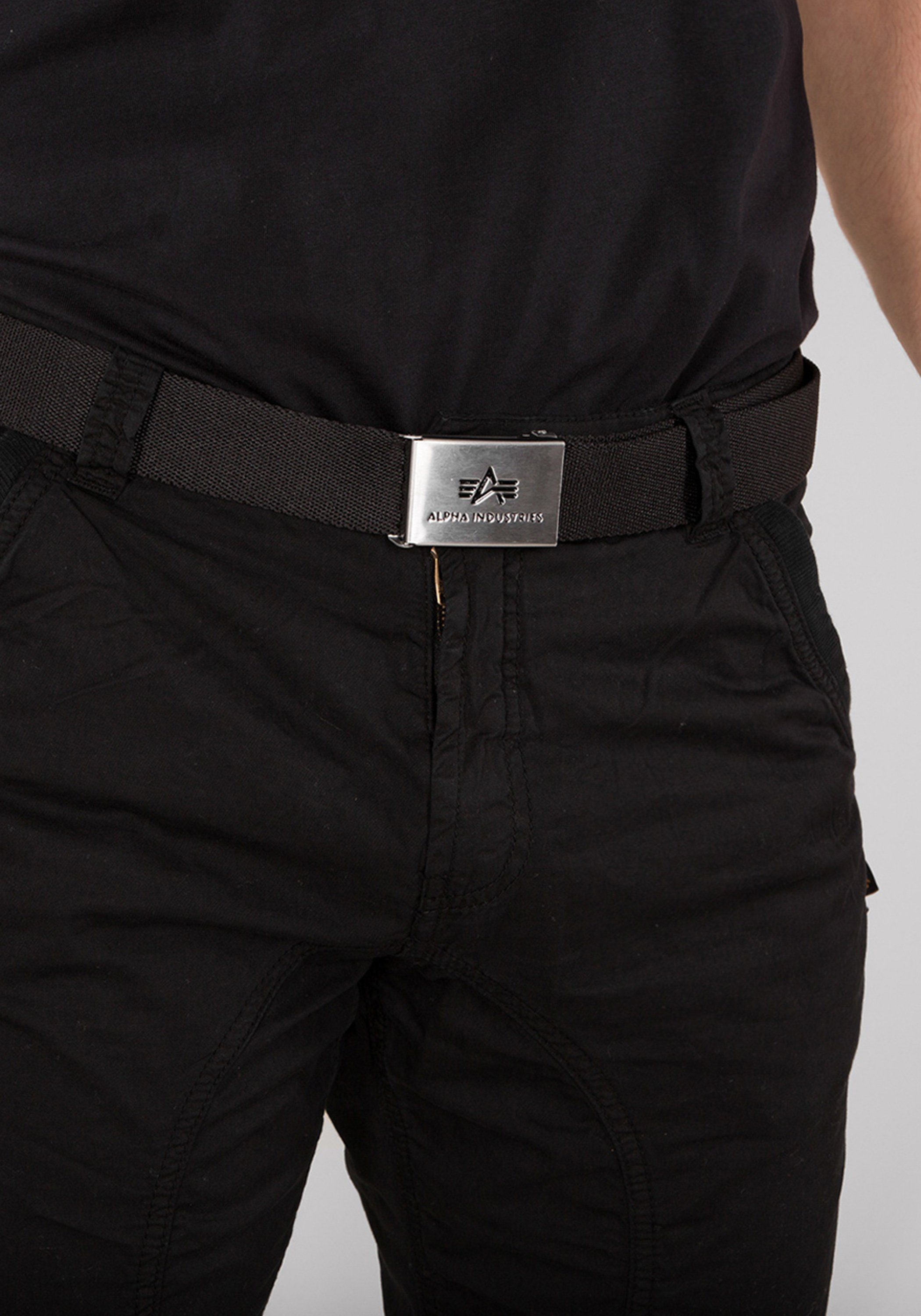 Alpha Industries Ledergürtel "Alpha Industries Accessoires - Belts Big A Be günstig online kaufen