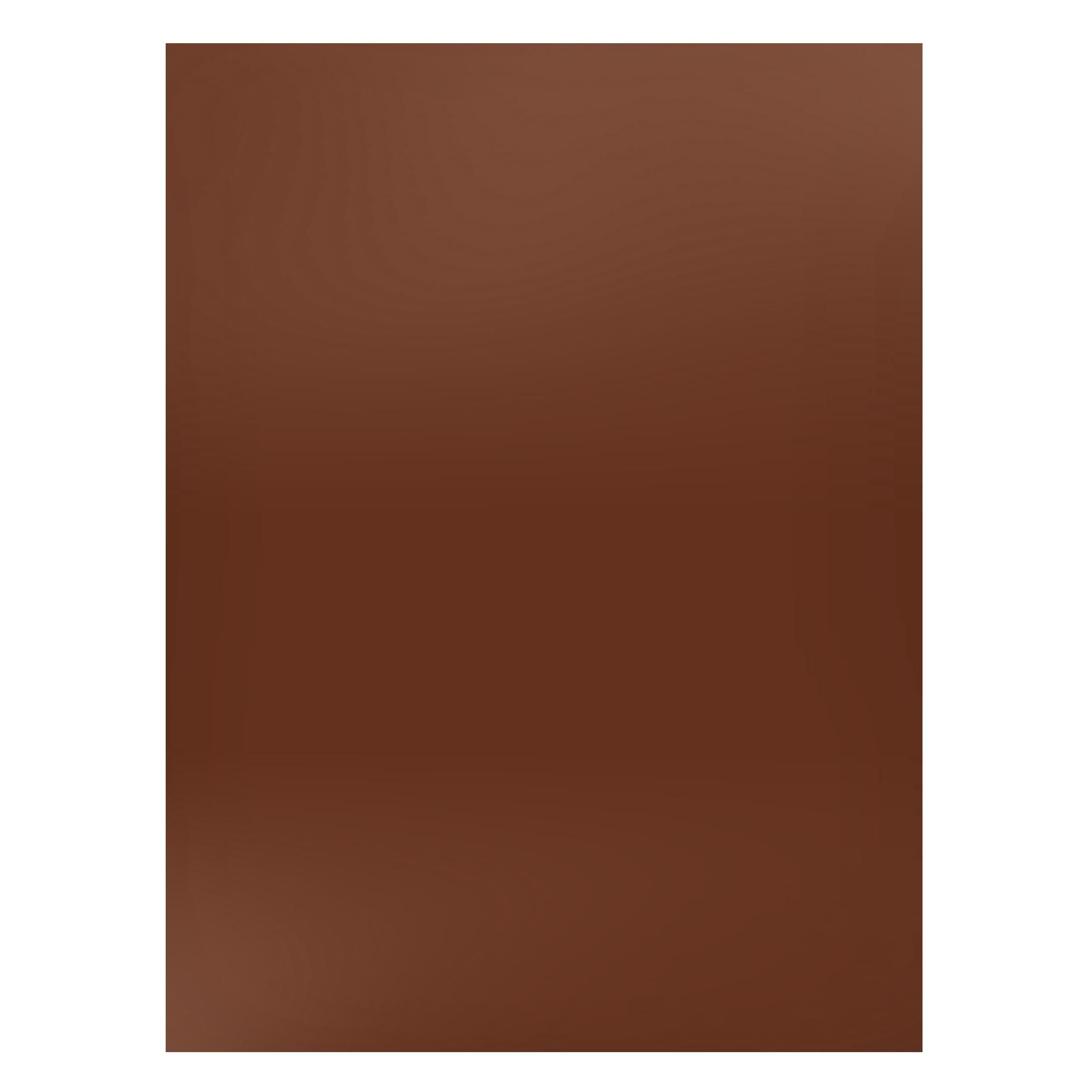 Bilderdepot24 Magnettafel Küche braun Colour Chocolate, (1-tlg., Magnetboard Pinnwand für die Wand - metallische Tafel für Magnete), Magnetwand groß mit Motiv Büro Memoboard magnetisch Hochformat