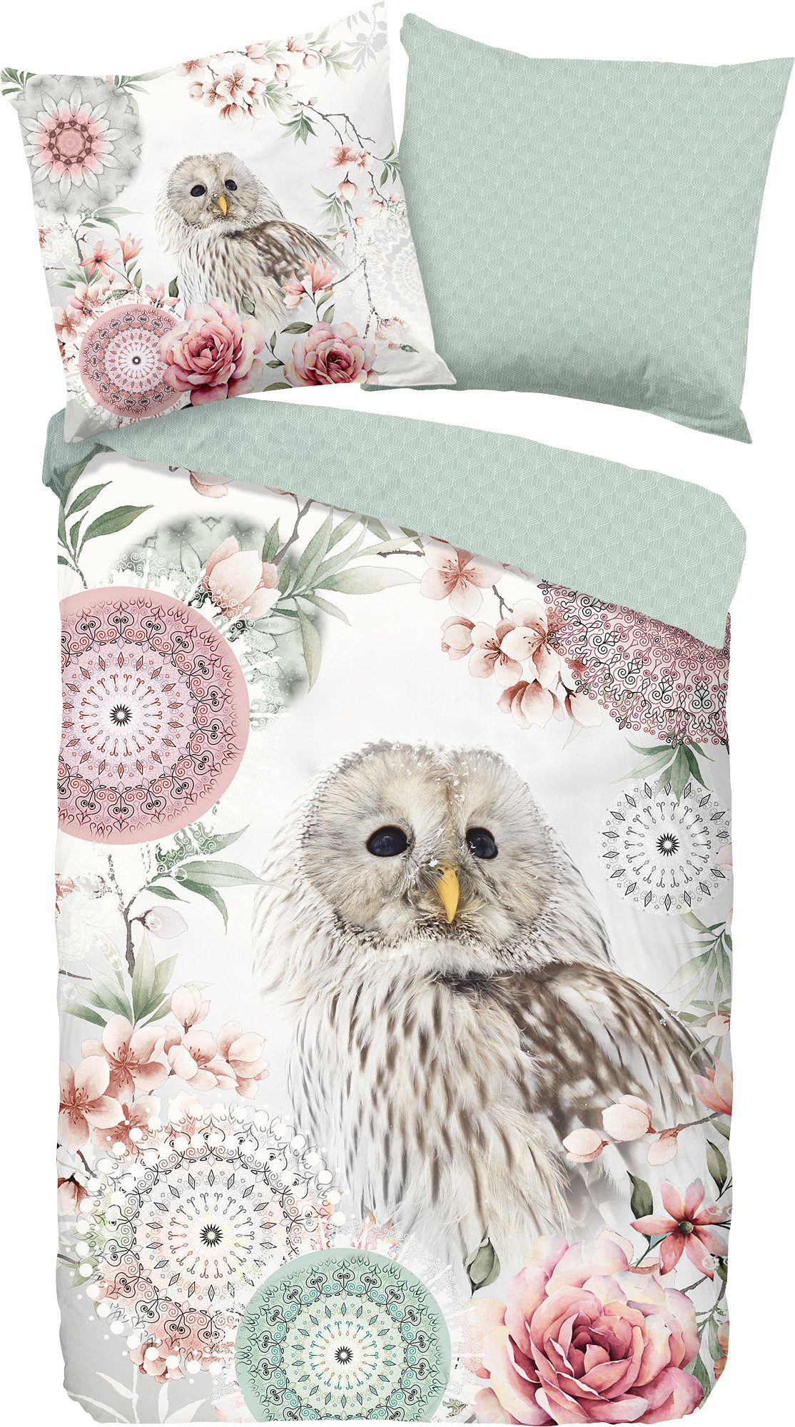 hip Bettwäsche Wendebettwäsche "Omaira", Baumwolle, Flanell Tiermotive