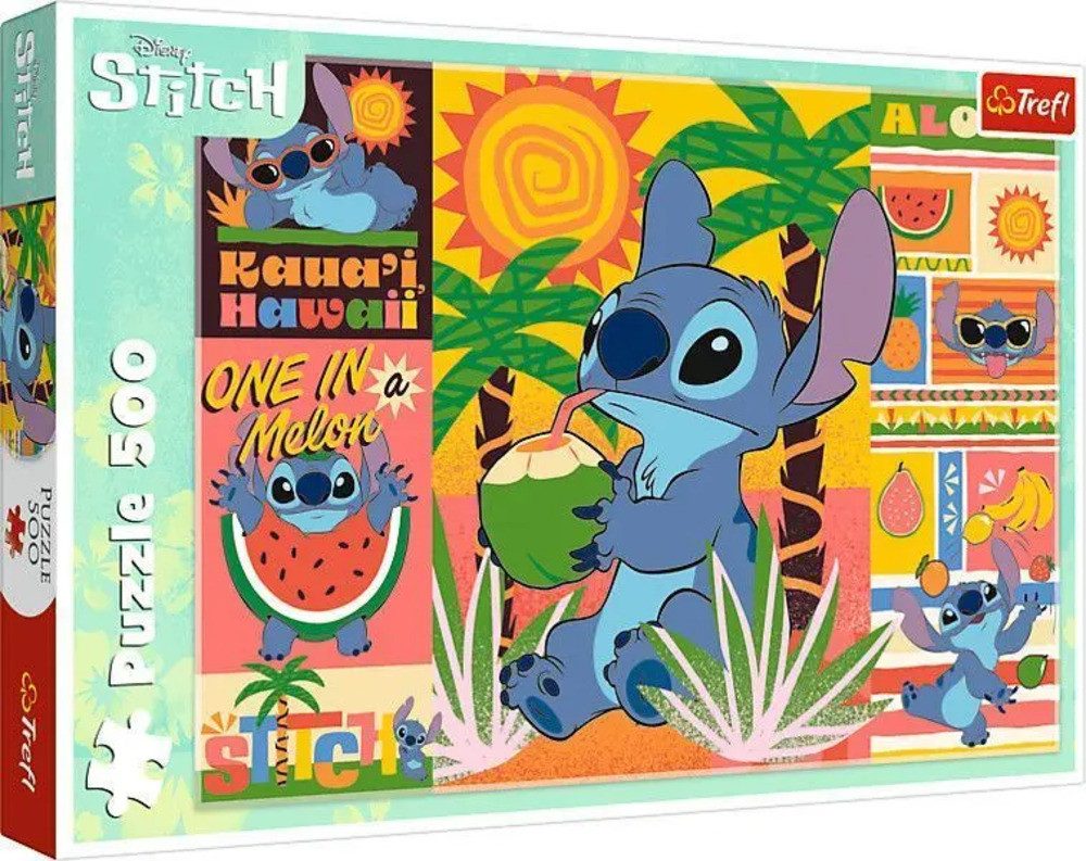 Trefl Puzzle Puzzle 500 Disney Lilo&Stitch, günstig online kaufen