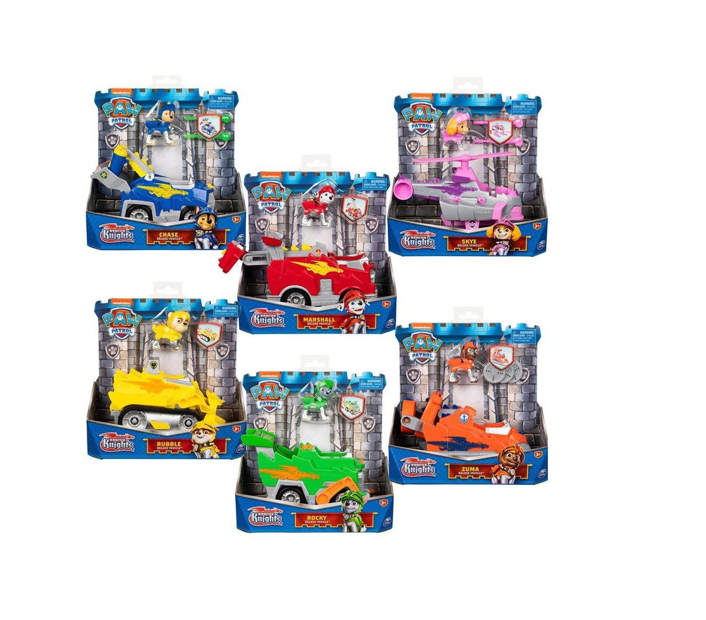 PAW PATROL Rennbahn-Auto Paw Patrol Deluxe Fahrzeug 1x Fahrzeug nicht auswählbar