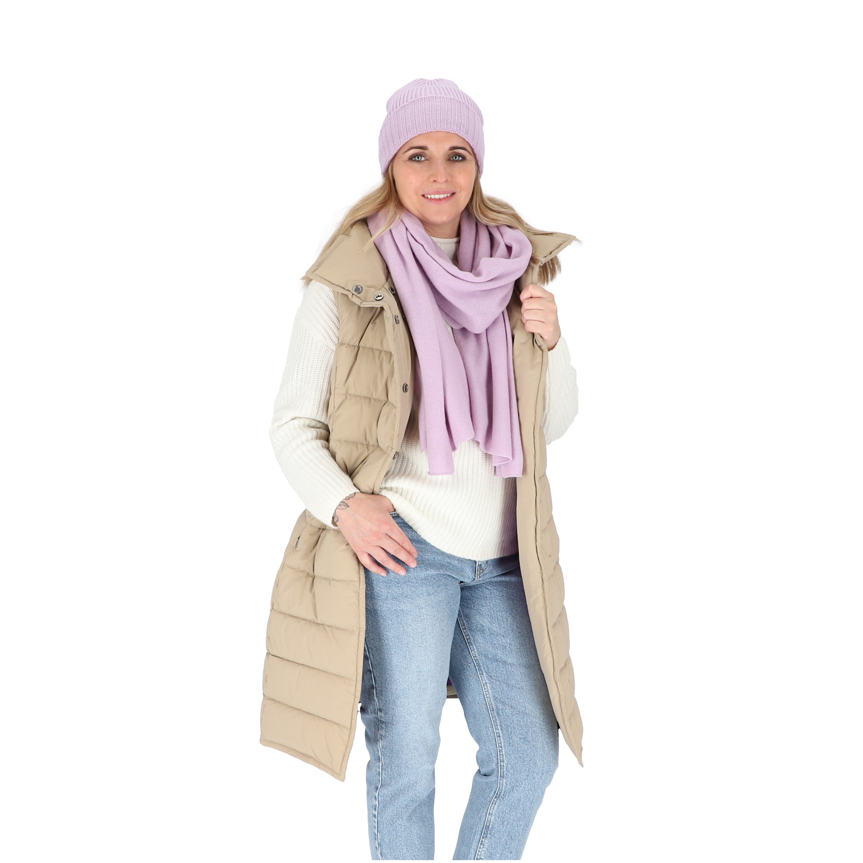 halsüberkopf Accessoires Strickmütze Rippstrickmütze Wolle/Kaschmir (1-St) günstig online kaufen