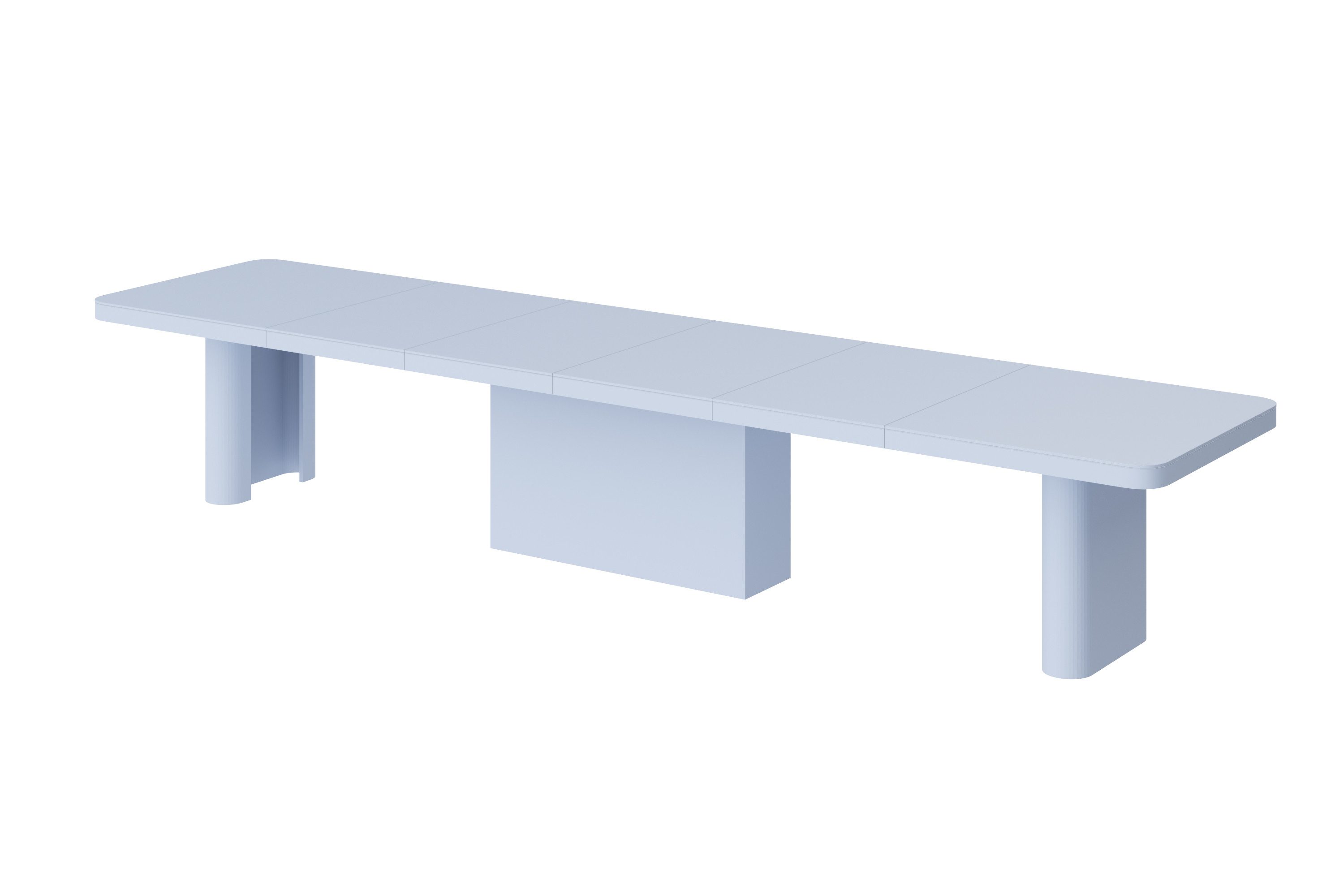 designimpex Esstisch Design Esstisch Tisch Portono XXL ausziehbar 160 bis 412 cm Esszimmer