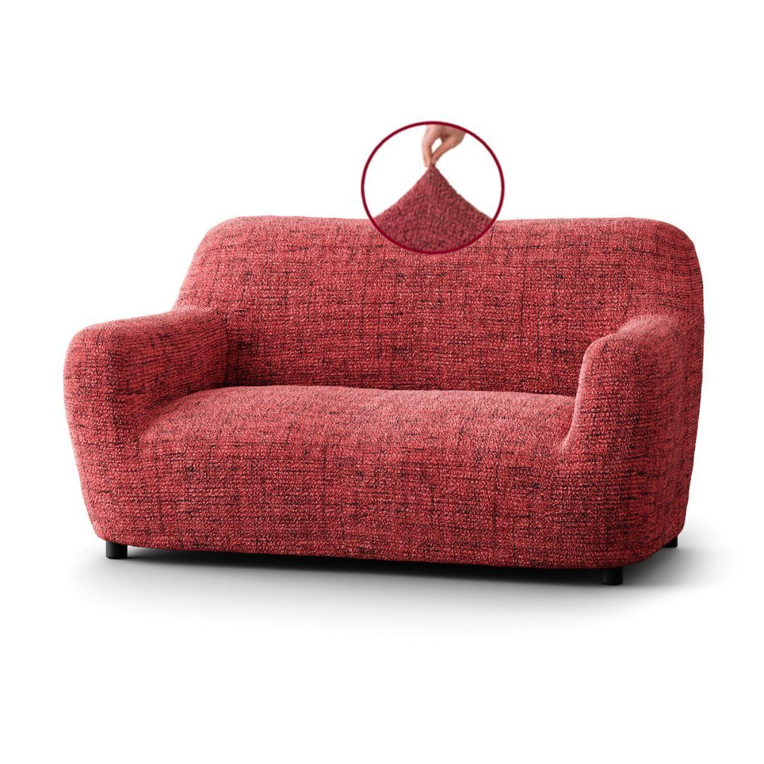 Paulato by GA.I.CO Sofahusse elastischer Sofabezug, italienische Handarbeit, blickdichter, langlebiger 2-farbiger Mikrofaserstoff
