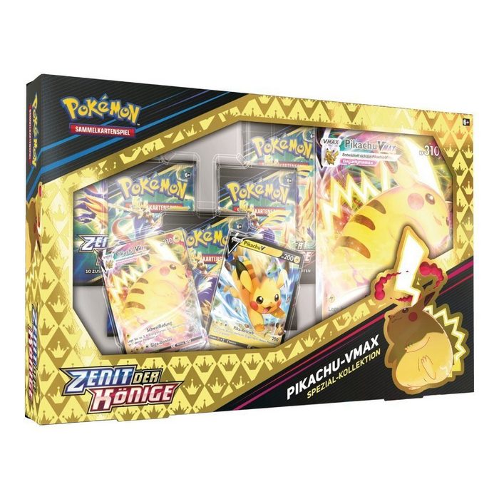 POKÉMON Sammelkarte Pokémon - Zenit der Könige - Pikachu-VMAX Spezial-Kollektion - deutsch