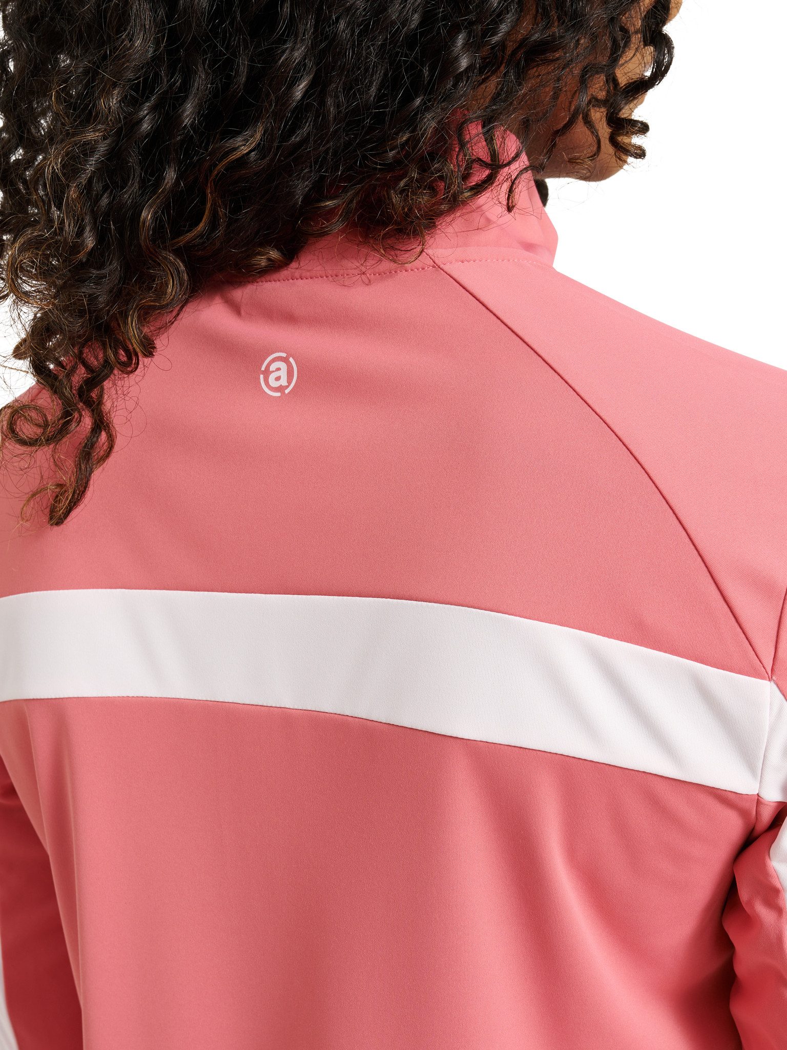 Abacus Sportswear Longsweatshirt Abacus Golf Layer Aloha UV Rose-Weiß Damen