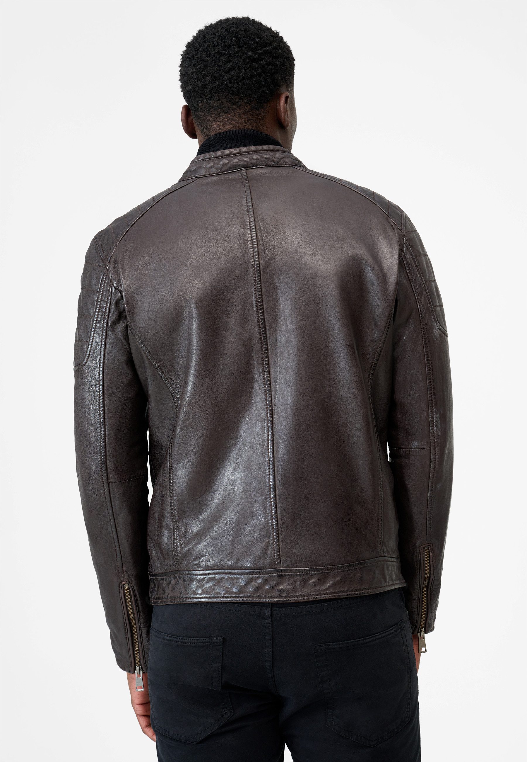 RICANO Lederjacke Gerard 100 % Lamm Nappa Leder