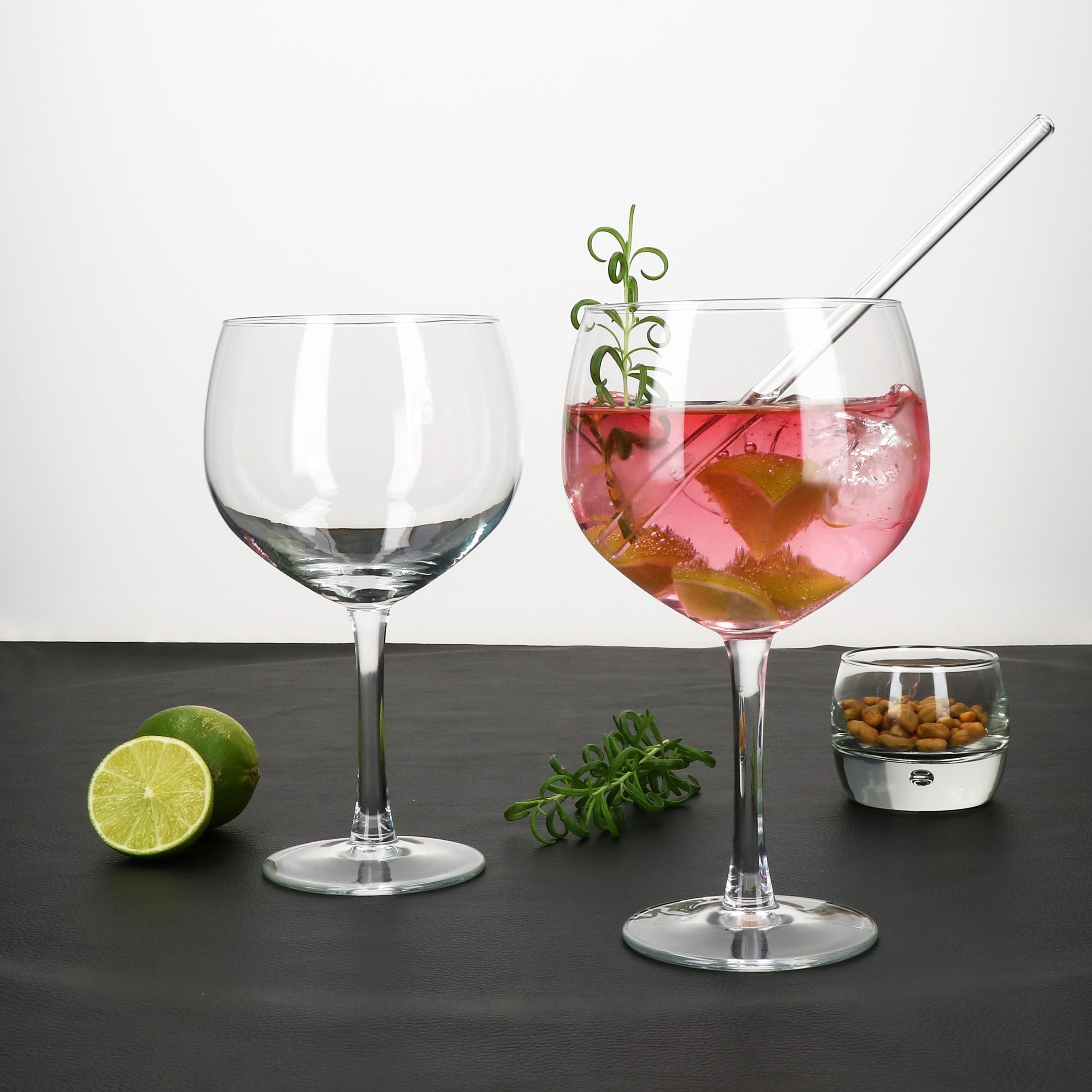 MamboCat Longdrinkglas 2x Gin Tonic Gläser 400ml Longdrink-Glas klar Cocktail-Gläser Wasser, Glas