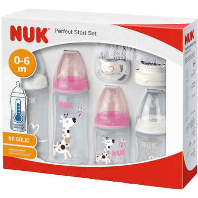 NUK Baby Minnie Motiv Babyflaschen-Set Glasflaschen Kunststofflaschen NEU 