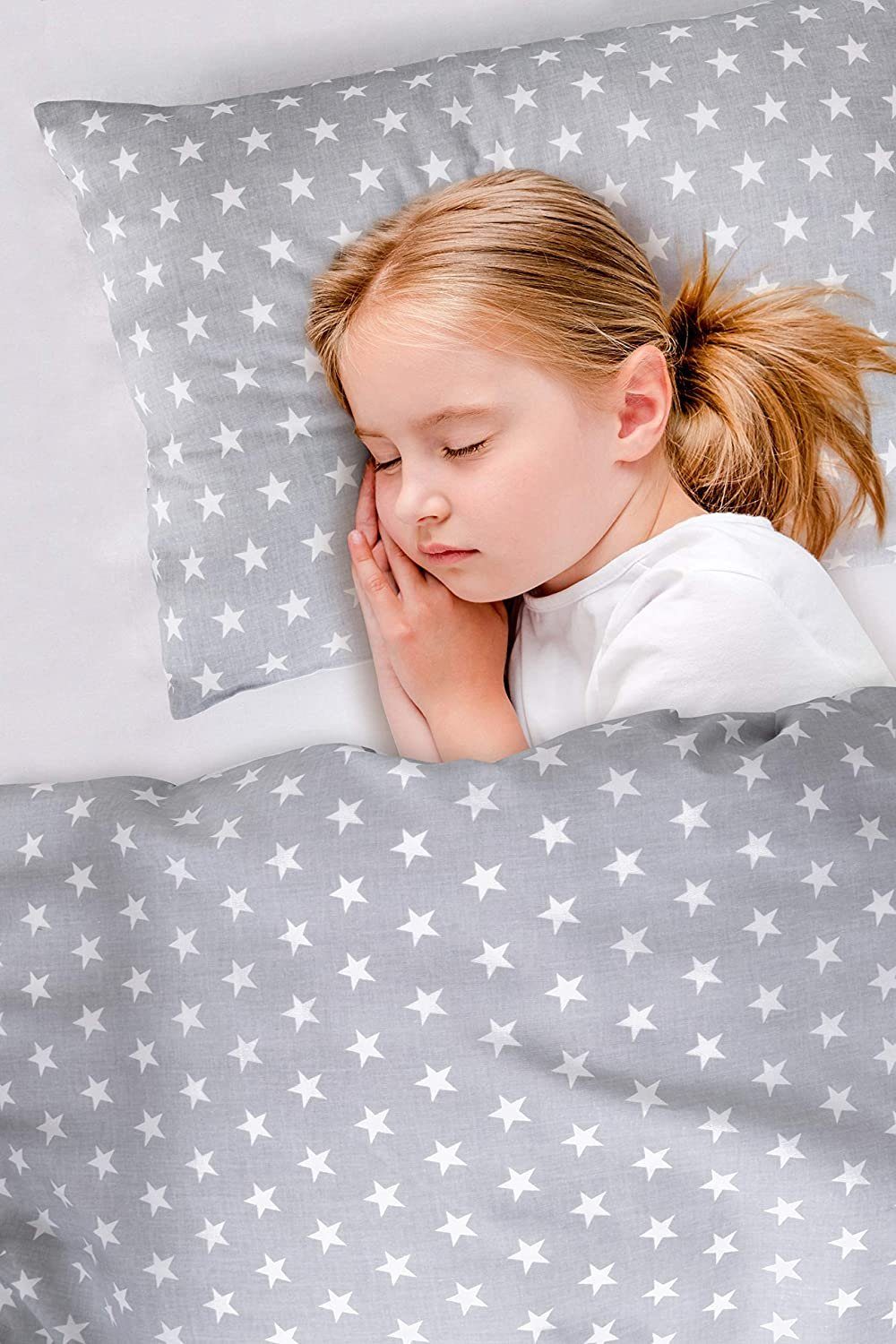 Amilian Bettwäsche Bettbezug 100x135 cm, Kopfkissenbezug 40x60 cm - Kinderbettwäsche, 2 teilig, 100% Baumwolle – Bild 3 von 5