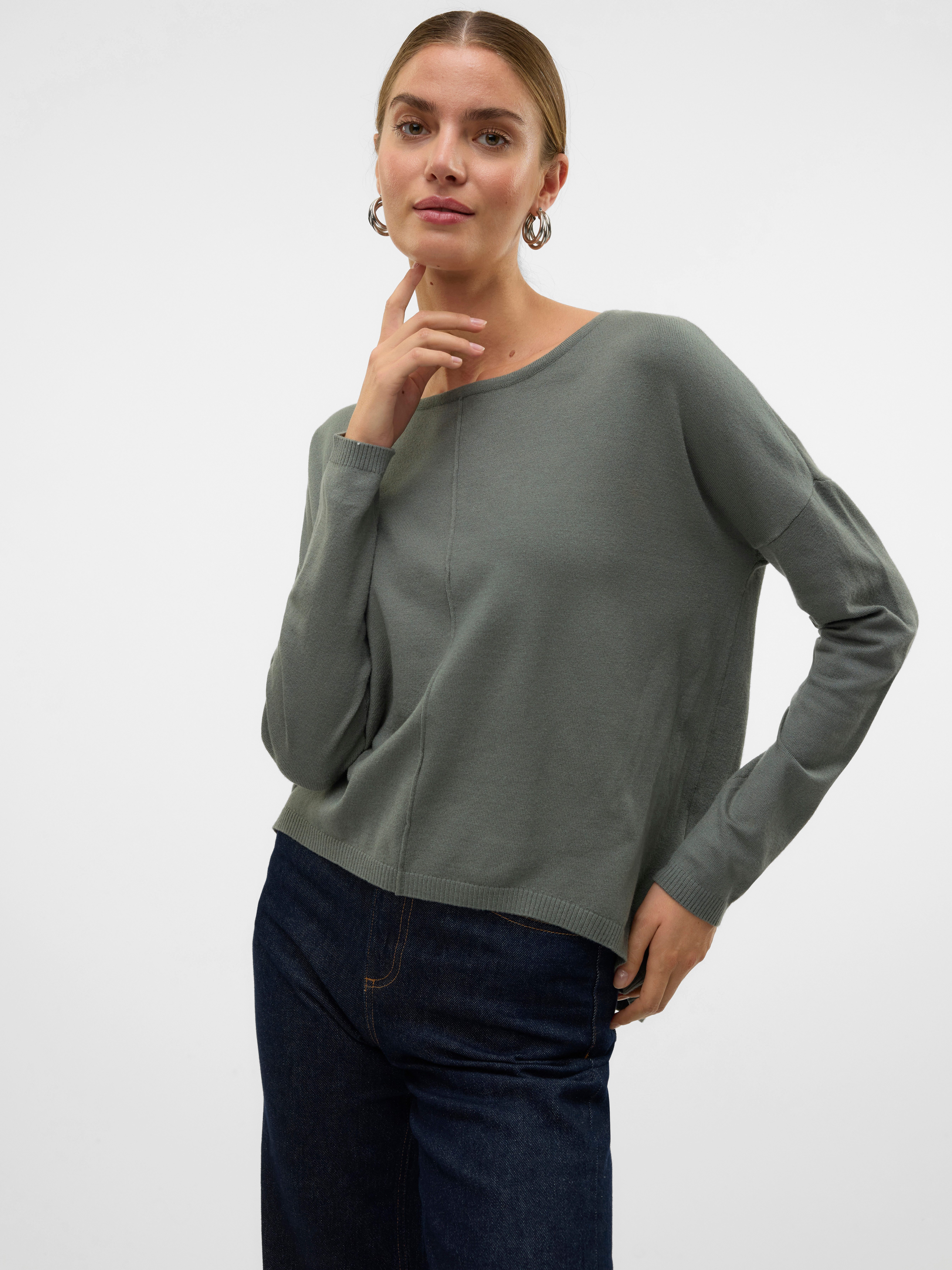 Vero Moda Rundhalspullover VMBREEZE AURA LS günstig online kaufen