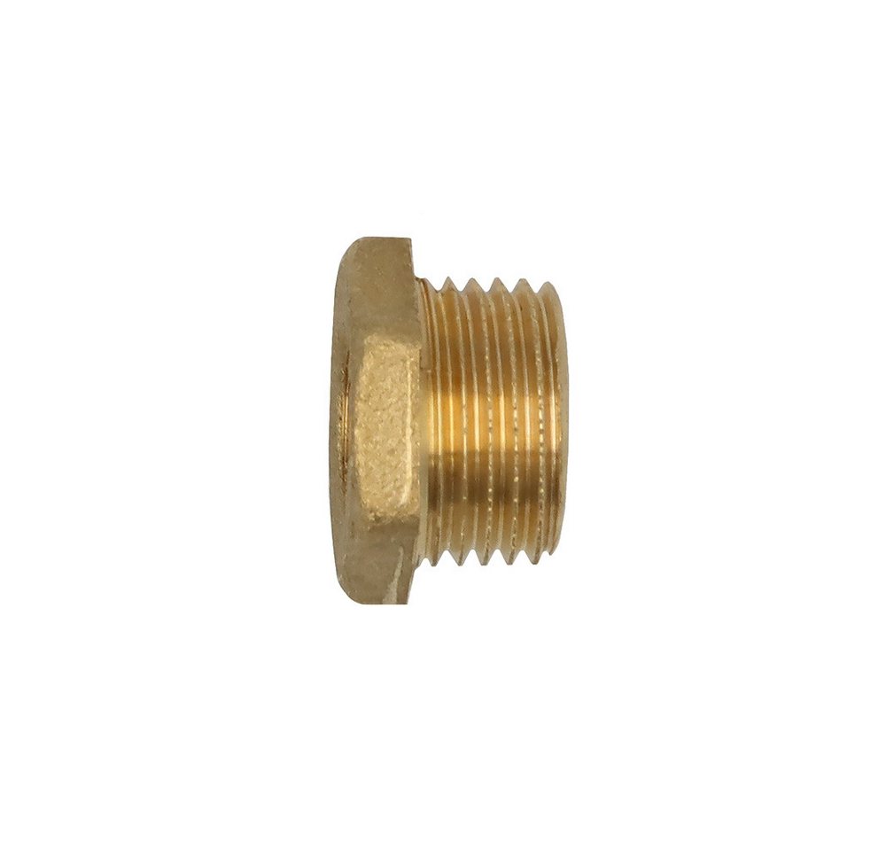 Thumbnail - General Fittins Gewindefitting Rohr Reduzierstück 1/4" IG auf 1/2" AG Messing Gewinde Fitting