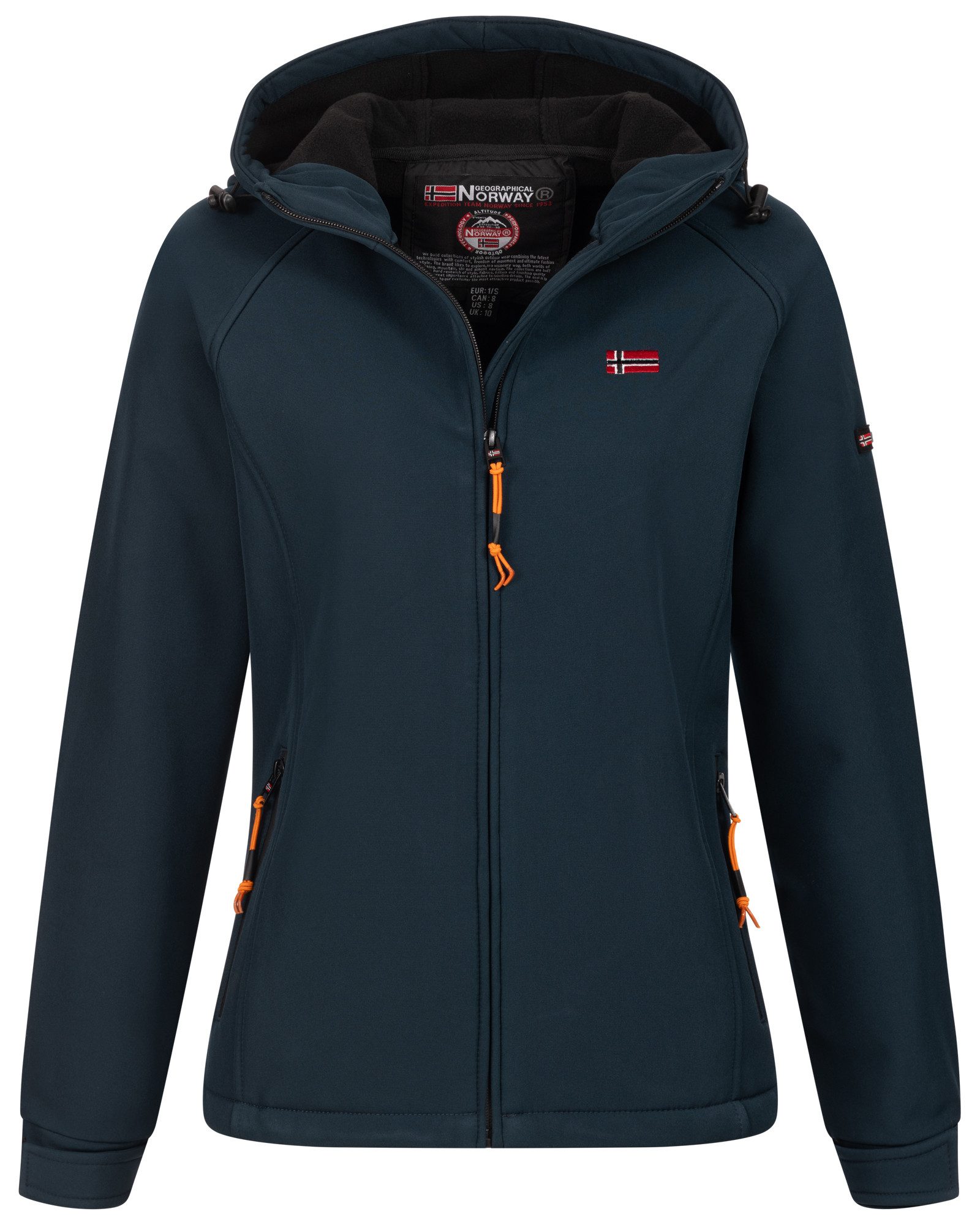 Geographical Norway Softshelljacke Herbst Winter Jacke Softshell Jacke Regen Outdoor Übergangs Jacke