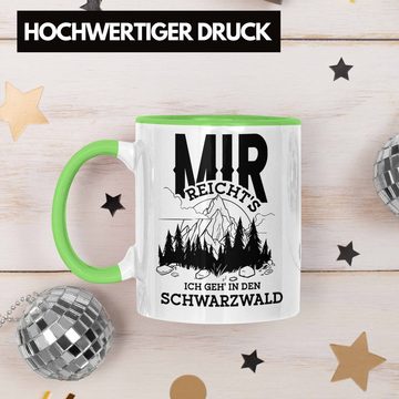 Trendation Tasse Schwarzwald Wanderer Tasse mit lustigem Spruch - Geschenk für Naturfre