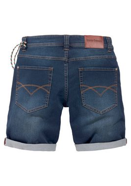 Bruno Banani Jeansshorts (Set, 2-tlg., mit Band) mit abnehmbarer Hosenkette