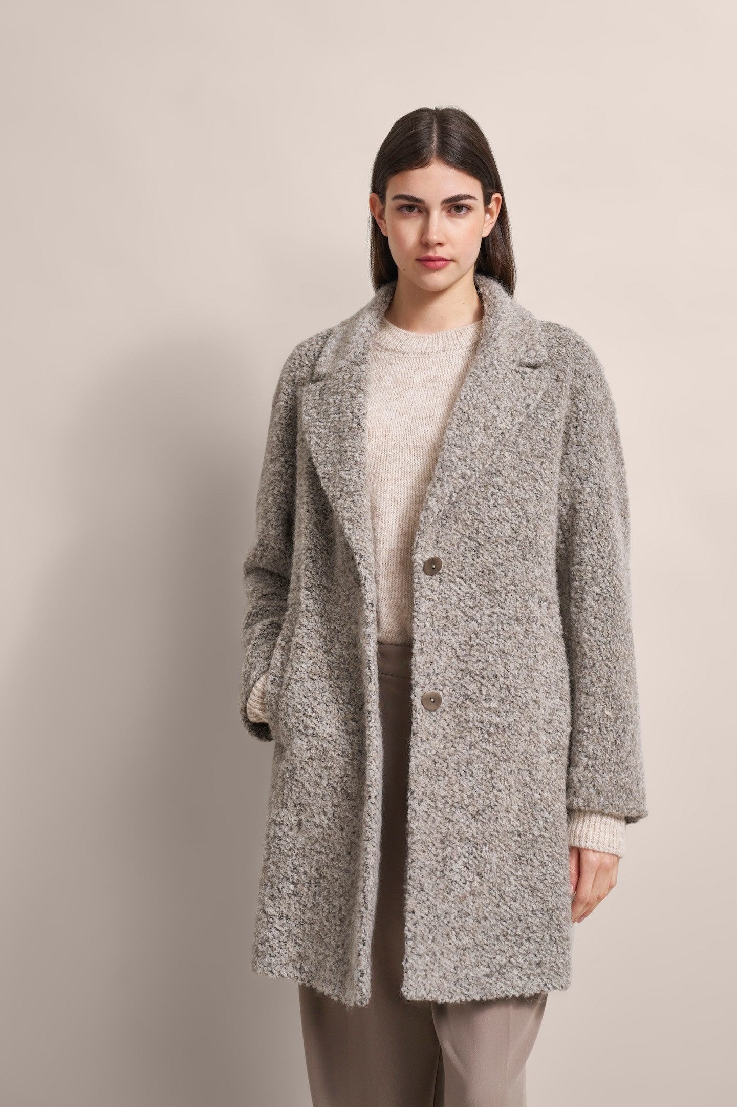 bugatti Kurzmantel aus moderner Boucléware