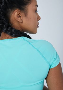 SPORTKIND Funktionsshirt Tennis Capsleeve T-Shirt für Mädchen & Damen mint