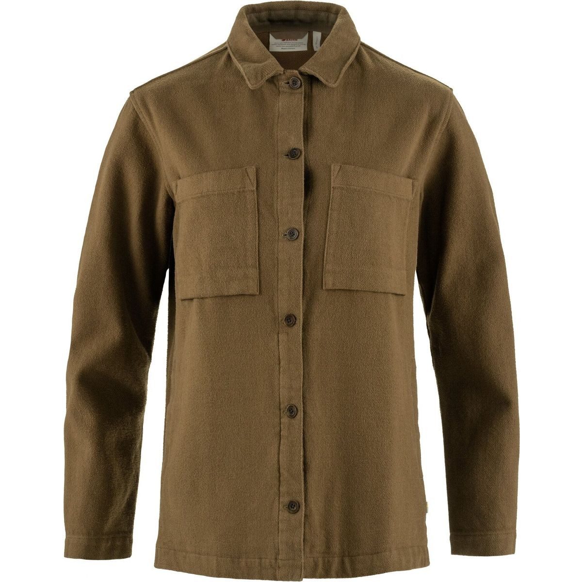Fjällräven Outdoorbluse Singi Flannel Overshirt W Warm und bequem für kühle Tage, ideal für Trekkingtouren, aus 100%