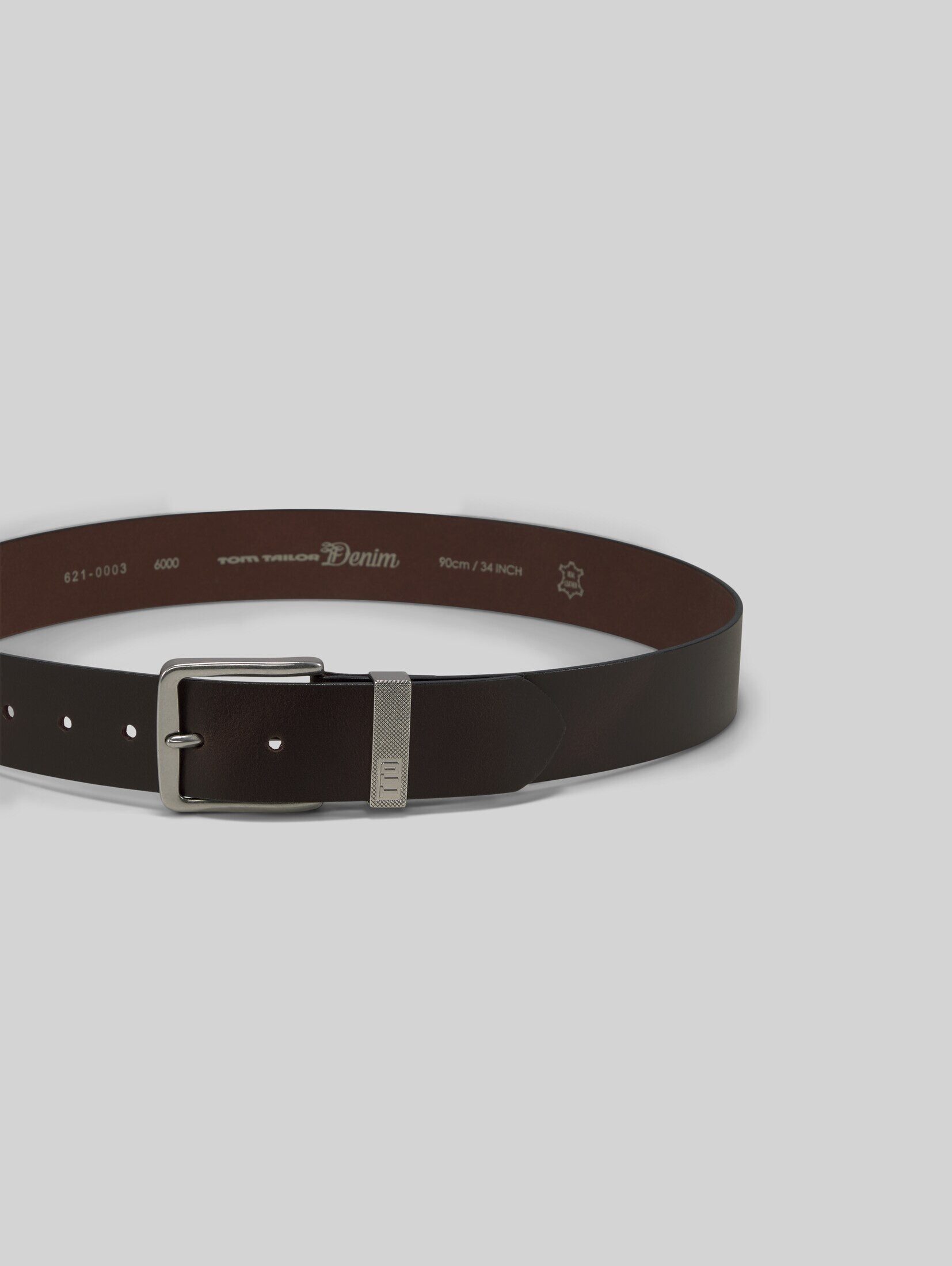TOM TAILOR Denim Ledergürtel Belts TTJOE Ledergürtel mit eckiger Dornschließe