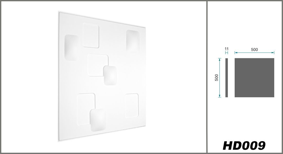 Hexim Wanddekoobjekt HD009 (PVC Kunststoff - günstig online kaufen