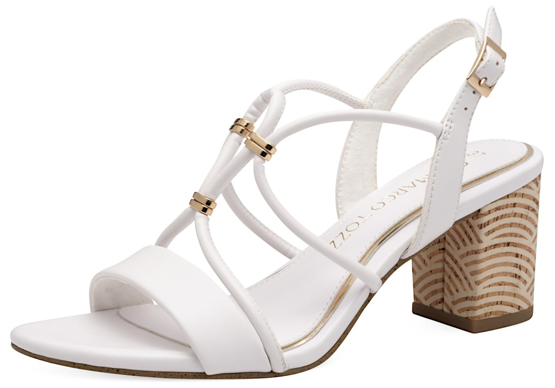 MARCO TOZZI 2-28311-44 100 White Sandale günstig online kaufen