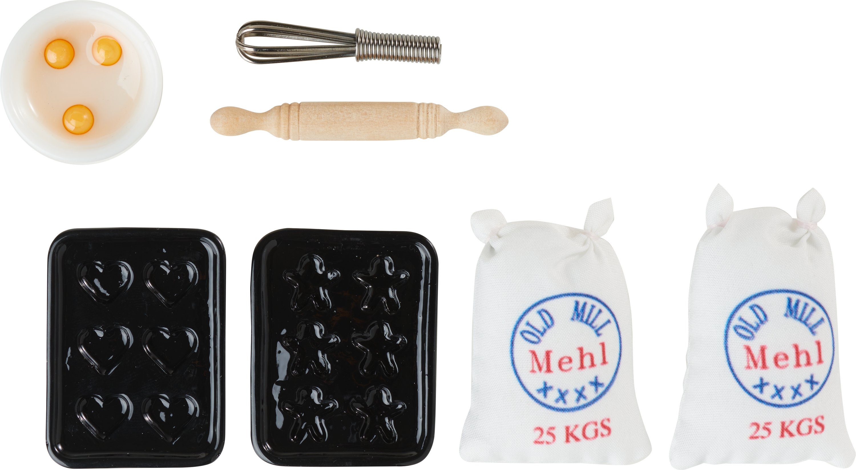 HobbyFun Dekofigur Бес-Set Backutensilien, 7 Teile