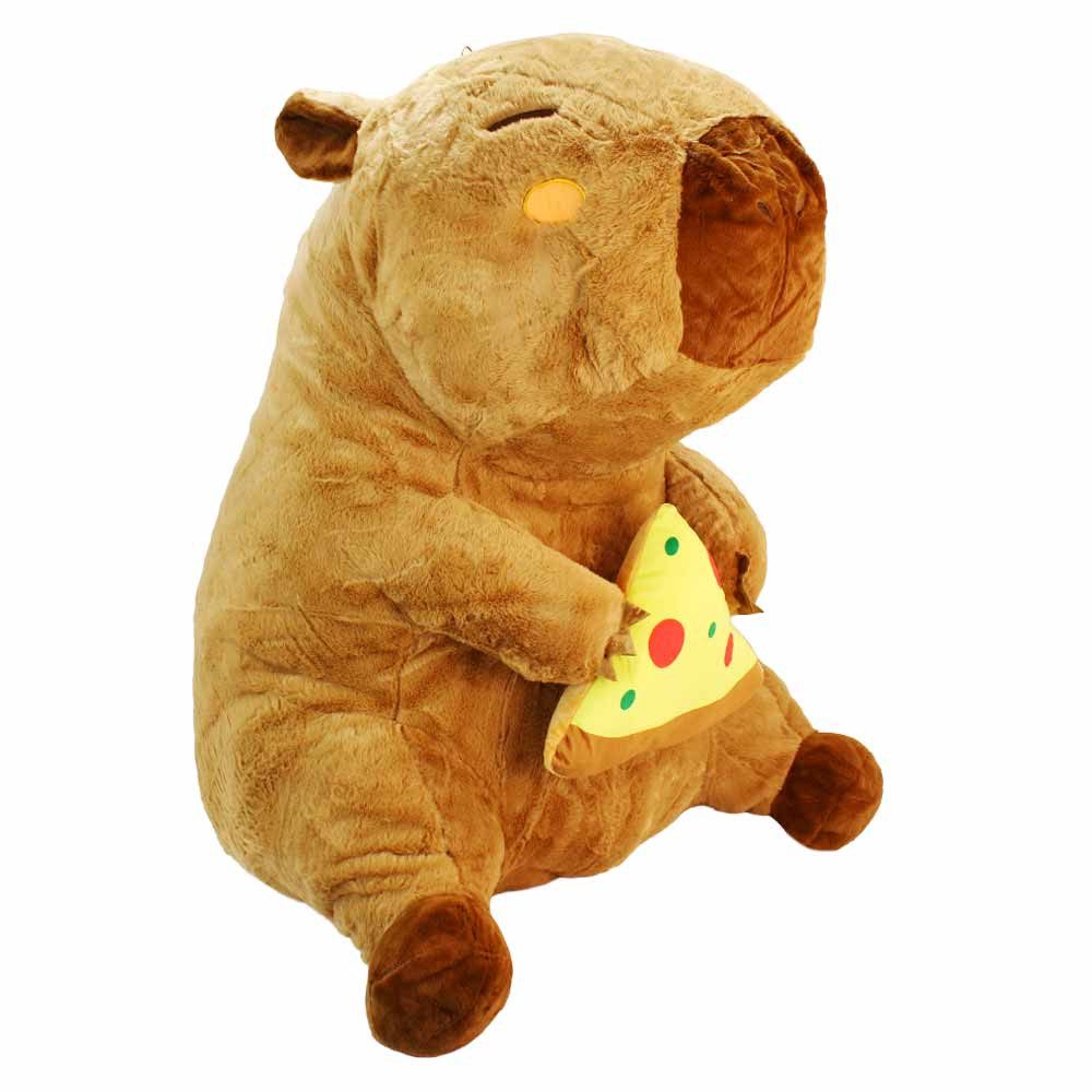 Landahl & Baumann Kuscheltier Capybara Kuscheltier XXL mit Snack - ca. 80 cm (1-St)