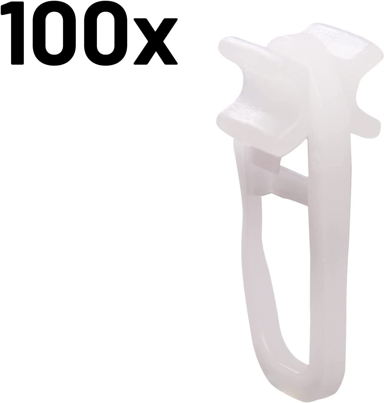 Deco-Raum Gardinengleiter X-Gleiter, mit Faltenlegehaken für Gardinenschien günstig online kaufen