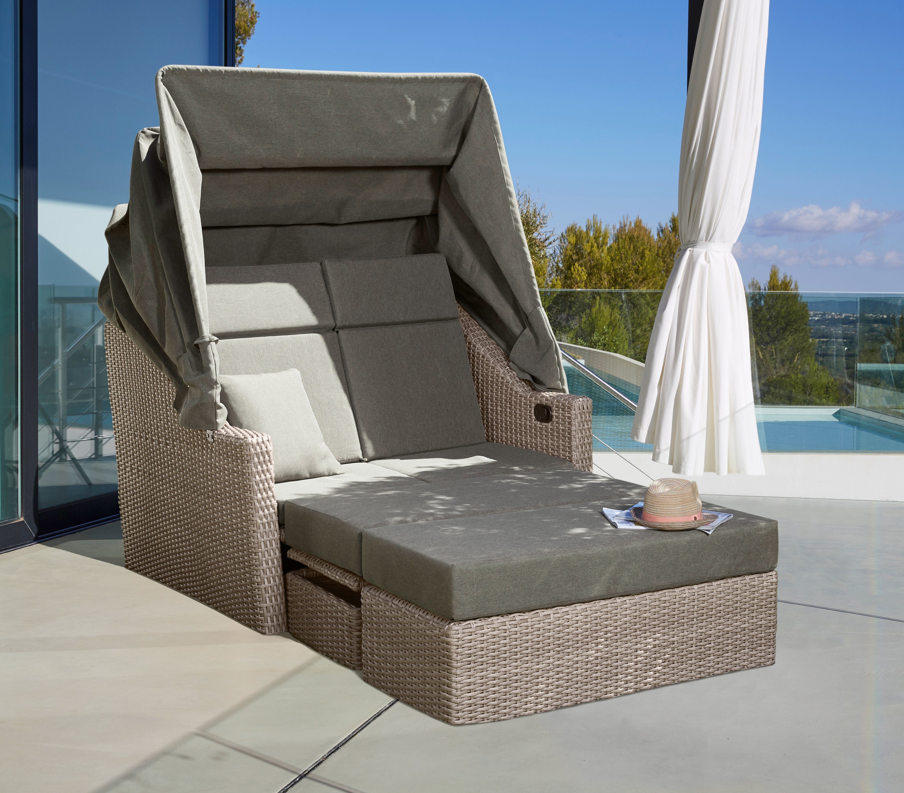 MERXX braun Loungesofa Rimini,