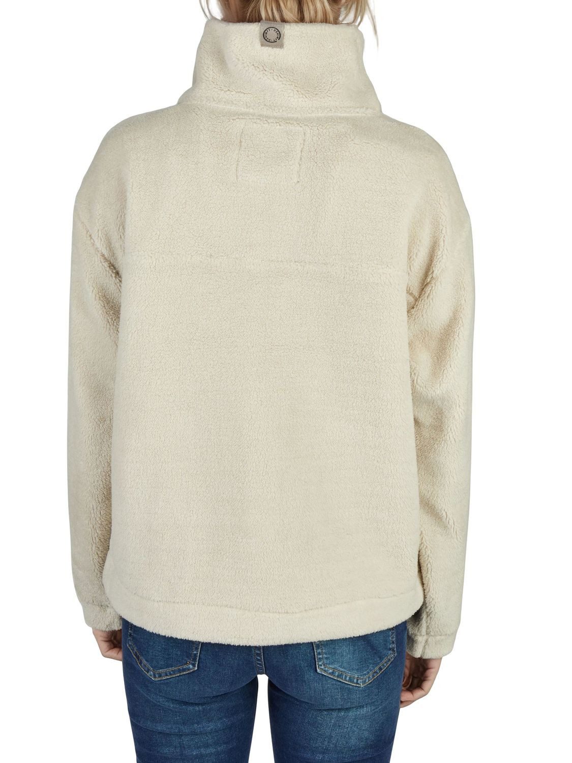 DENIMFY Outdoorjacke Fleecejacke Damen Regular Fit DFKira Übergangsjacke mit Teddyfleece