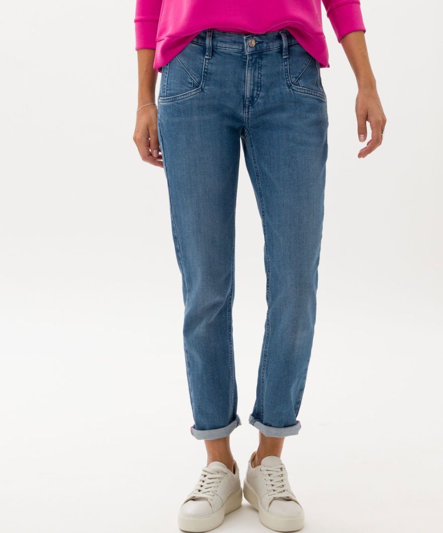 Brax 5-Pocket-Jeans Style MERRIT hellblau