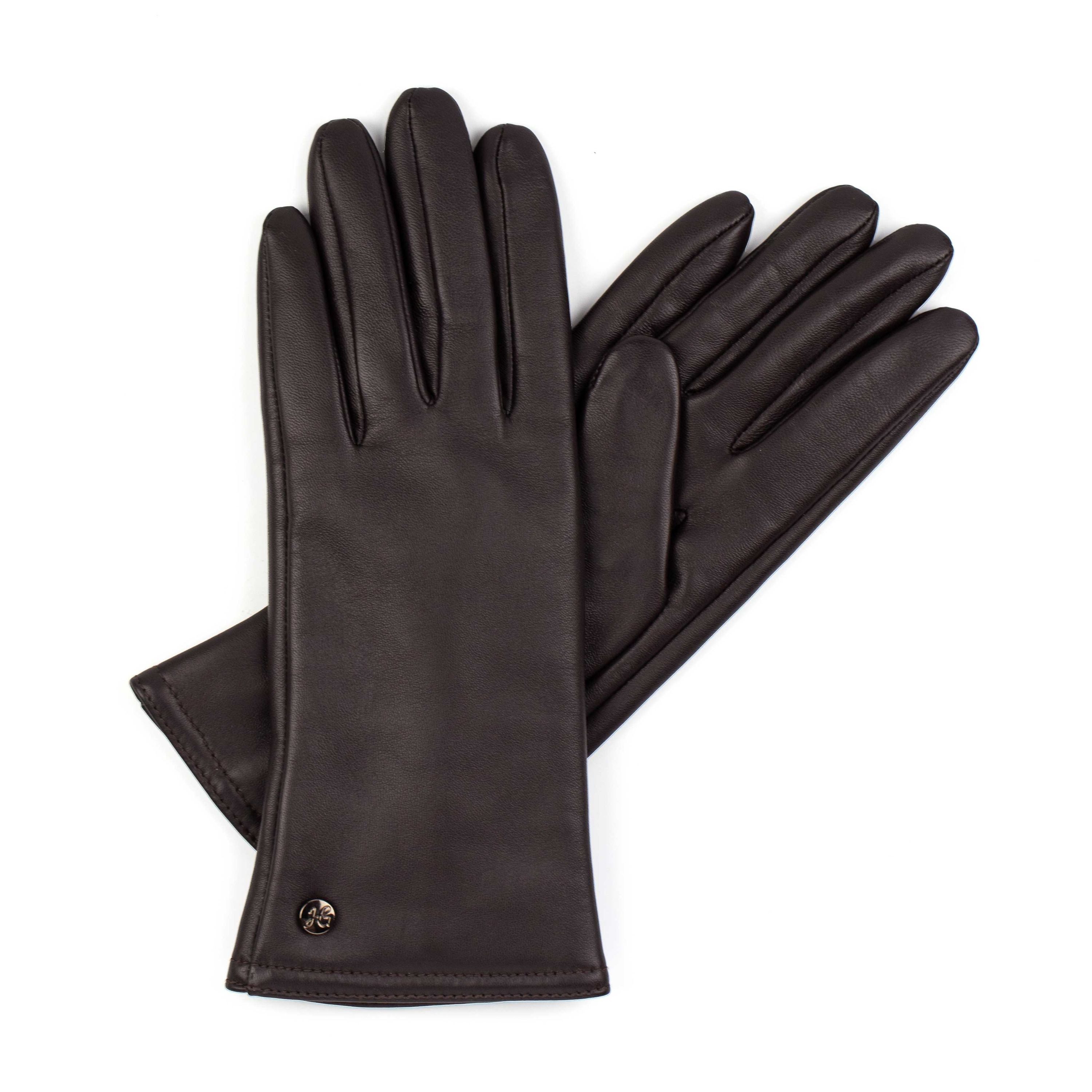 Hand Gewand by Weikert Lederhandschuhe LIZ - Haarschaf Lederhandschuhe mit Kaschmir - Wolle Fütterung