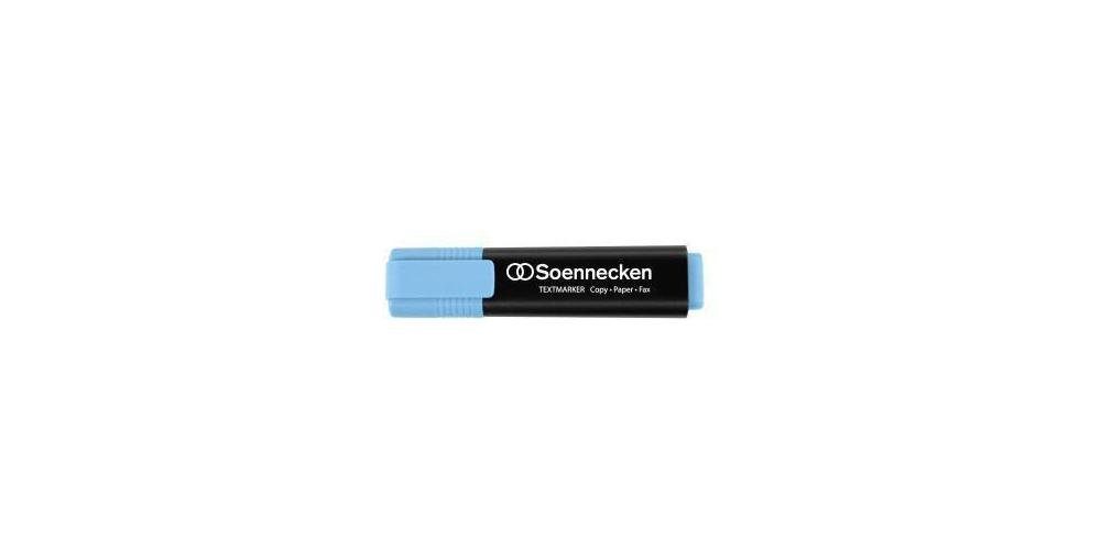 Textmarker blau 2-5mm blau Keilspitze Keilspitze 2-5mm Soennecken Textilmarker